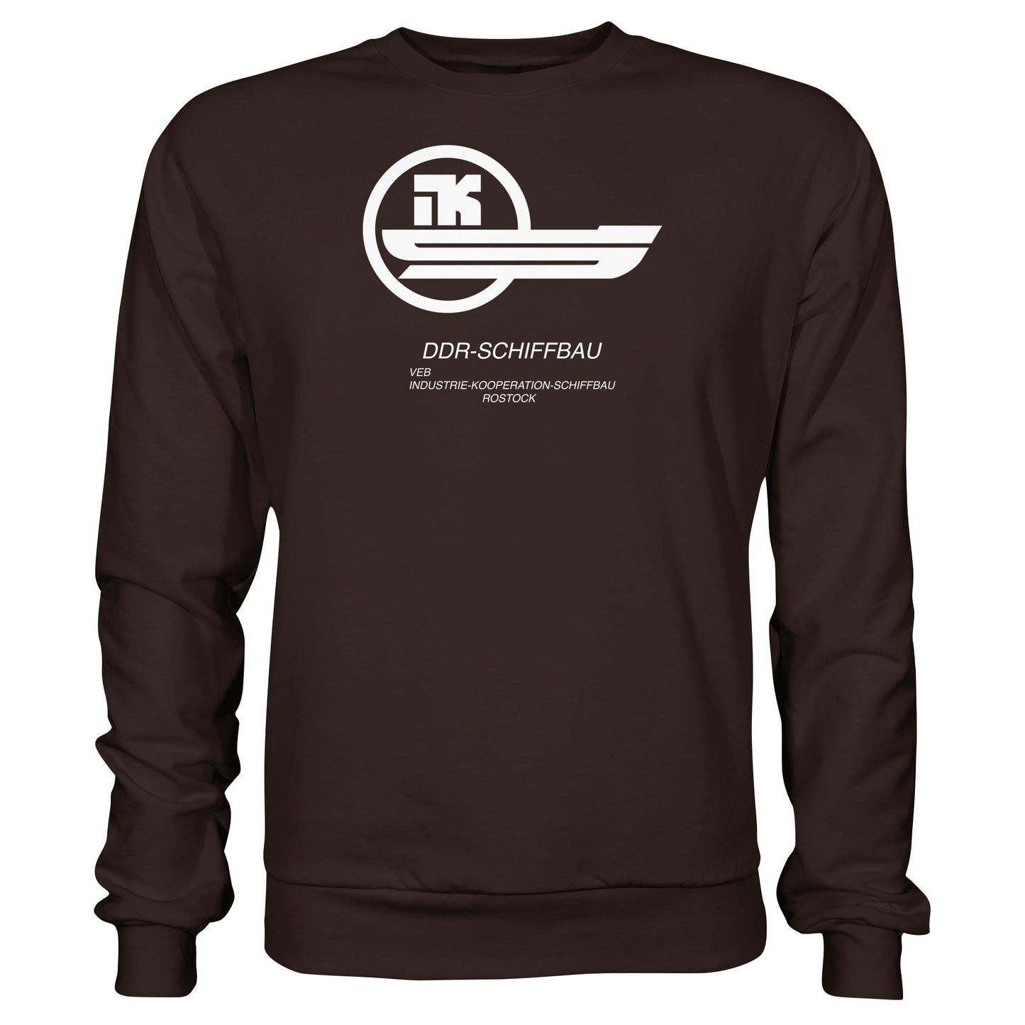 DDR Ostalgie Pullover Unisex • VEB INDUSTRIE-KOOPERATION SCHIFFBAU ROSTOCK