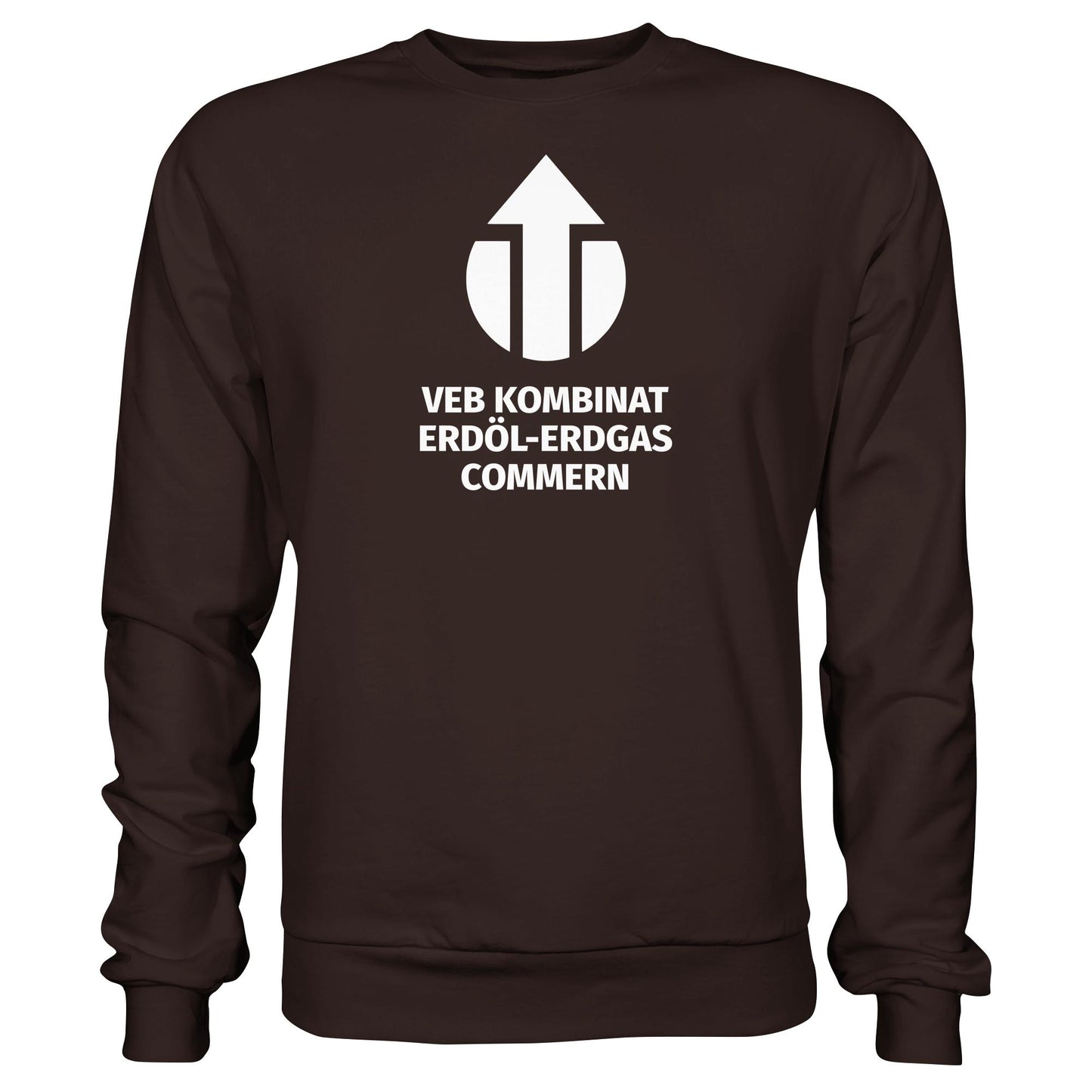 DDR Ostalgie Pullover Unisex • VEB KOMBINAT ERDÖL-ERDGAS COMMERN