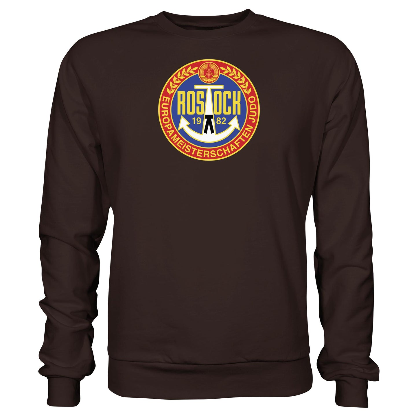 DDR Ostalgie Pullover Unisex • EUROPAMEISTERSCHAFTEN IM JUDO - ROSTOCK 1982