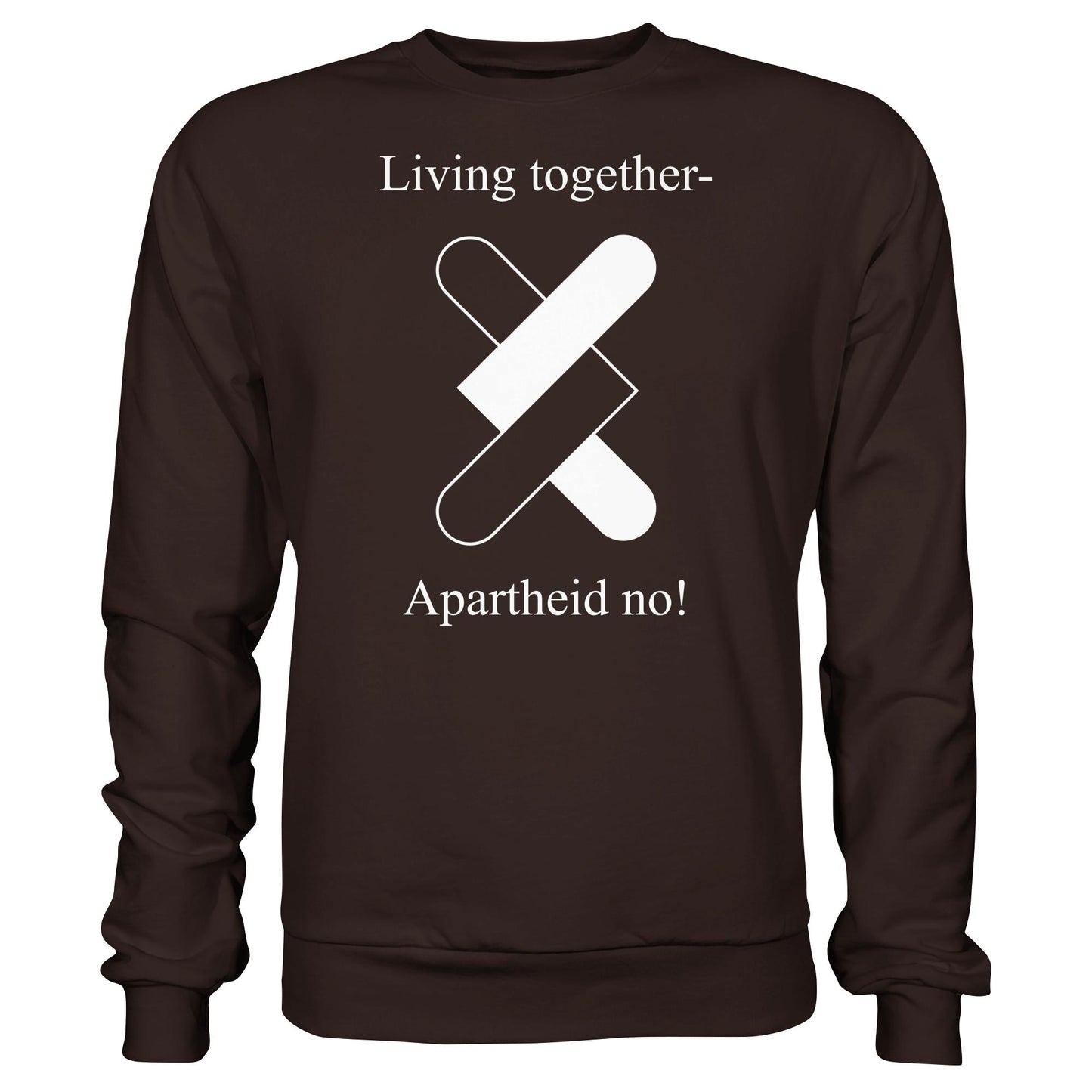 DDR Ostalgie Pullover Unisex • APARTHEID NO! (ORIGINAL POSTER)