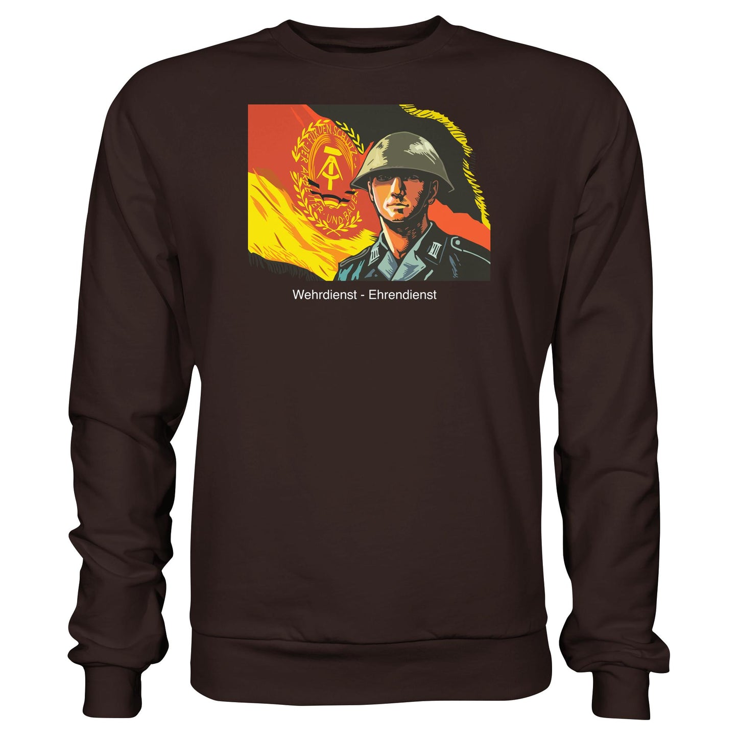 DDR Ostalgie Pullover Unisex • NVA WEHRDIENST - EHRENDIENST