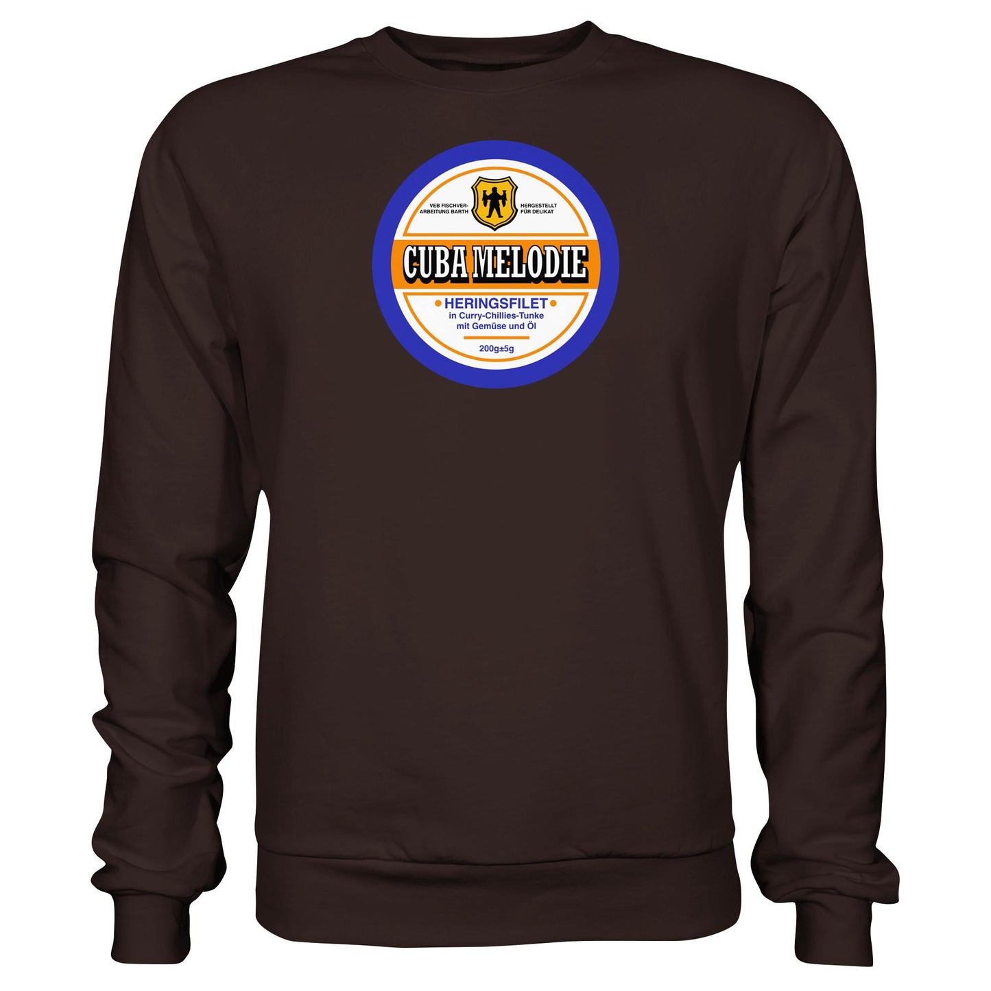 DDR Ostalgie Pullover Unisex • CUBA MELODIE HERINGSFILET - VEB FISCHVERARBEITUNG BARTH
