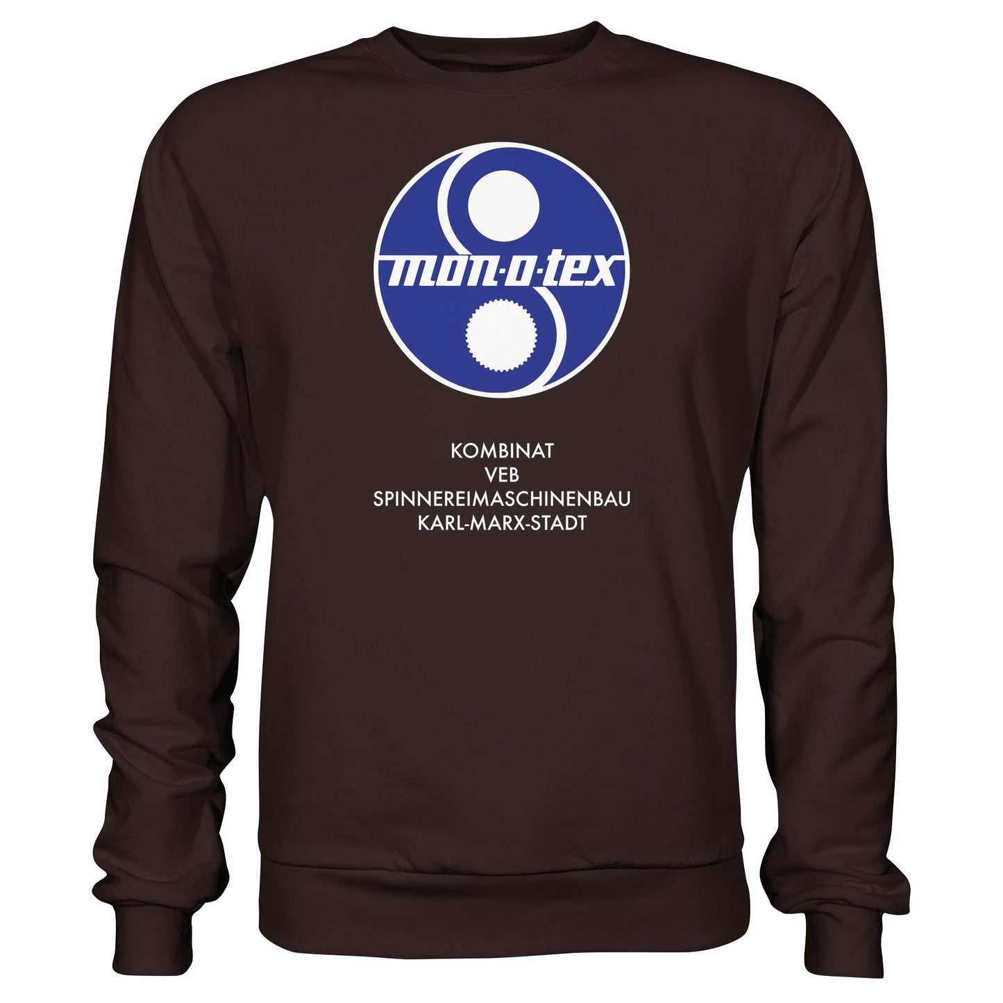 DDR Ostalgie Pullover Unisex • MONOTEX VEB KOMBINAT SPINNEREIMASCHINENBAU KARL-MARX-STADT