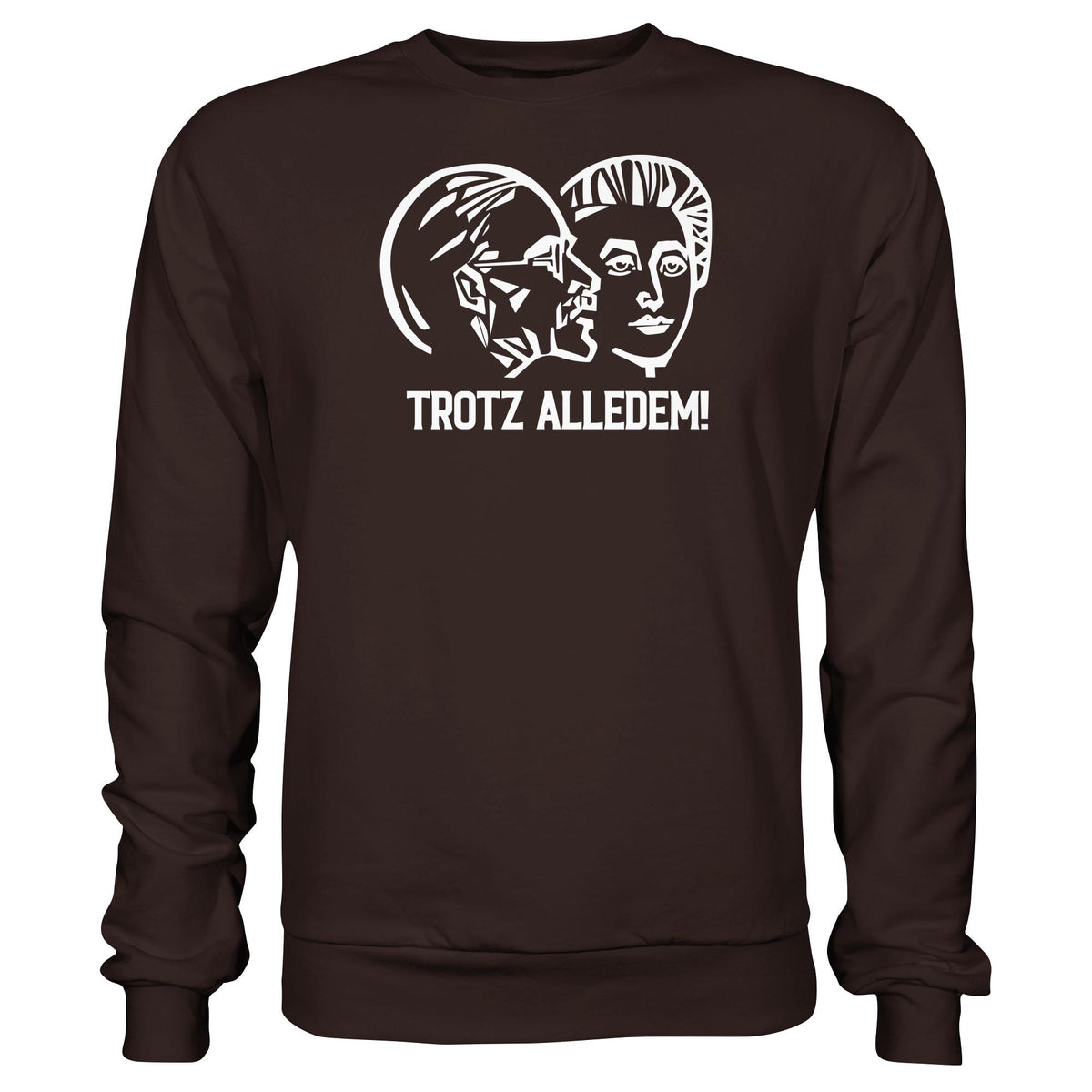 DDR Ostalgie Pullover Unisex • WALTER WOMACKA - TROTZ ALLEDEM (STAATSRATSGEBÄUDE, Aus der Geschichte der Deutschen Arbeiterbewegung, 1964)
