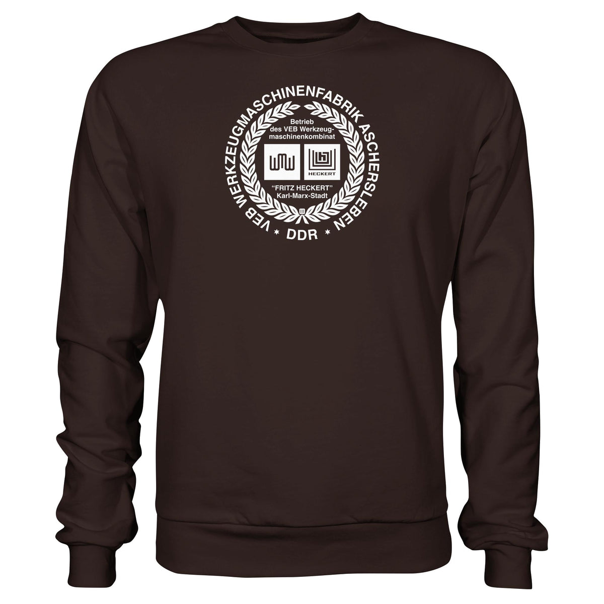DDR Ostalgie Pullover Unisex • VEB WERKZEUGMASCHINENKOMBINAT FRITZ HECKERT - ASCHERSLEBEN