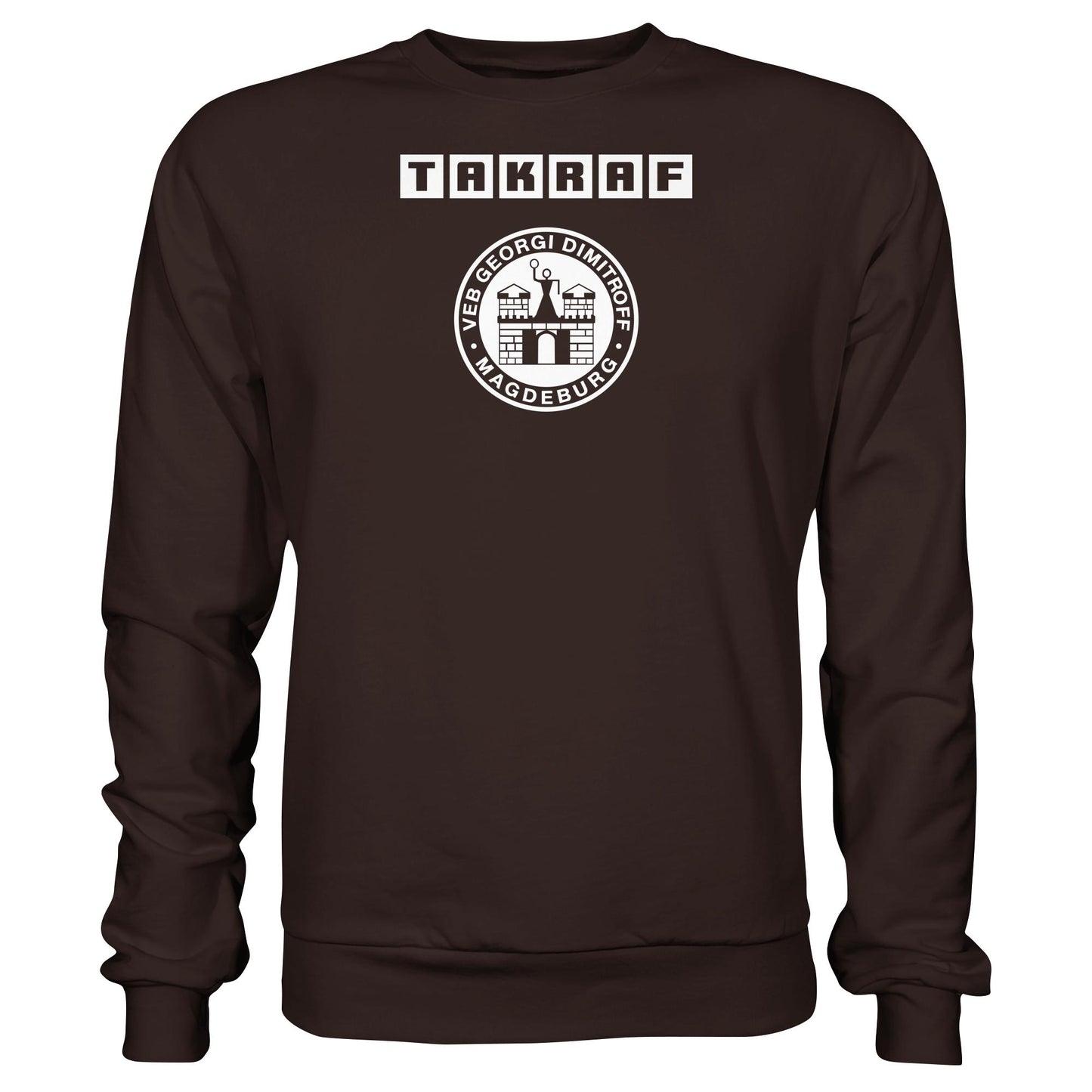 DDR Ostalgie Pullover Unisex • TAKRAF - VEB GEORGI DIMITROFF MAGDEBURG