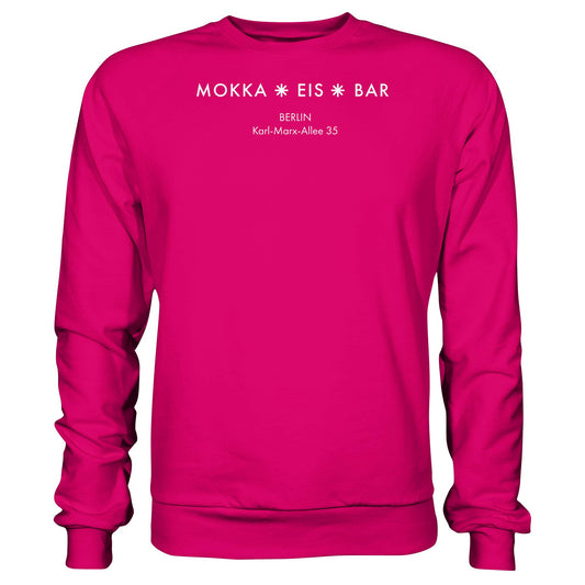 DDR Ostalgie Pullover Unisex • MOKKA EIS BAR BERLIN (ORIGINAL SEITENLOGO)