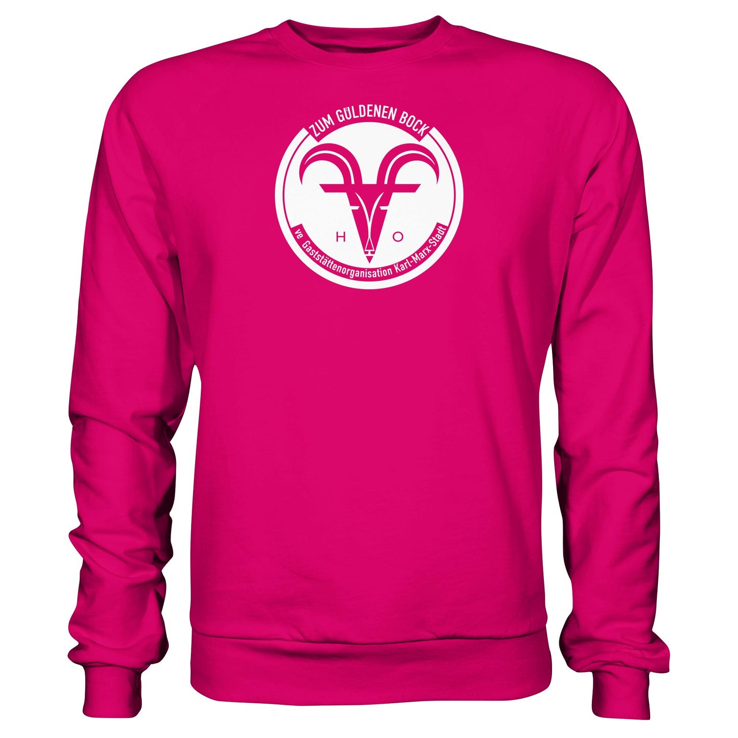 DDR Ostalgie Pullover Unisex • ZUM GÜLDENEN BOCK - VE GASTSTÄTTEN KARL-MARX-STADT
