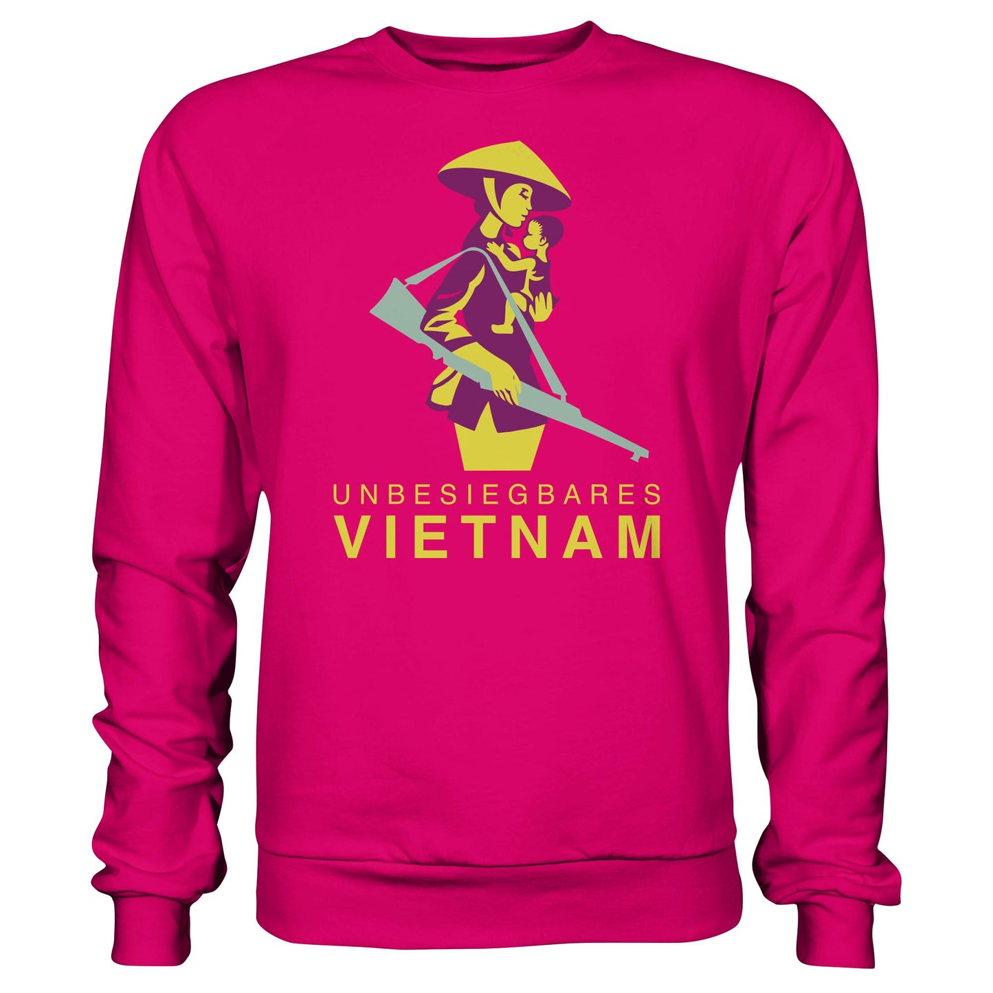 DDR Ostalgie Pullover Unisex • UNBESIEGBARES VIETNAM (DDR-BRIEFMARKE)