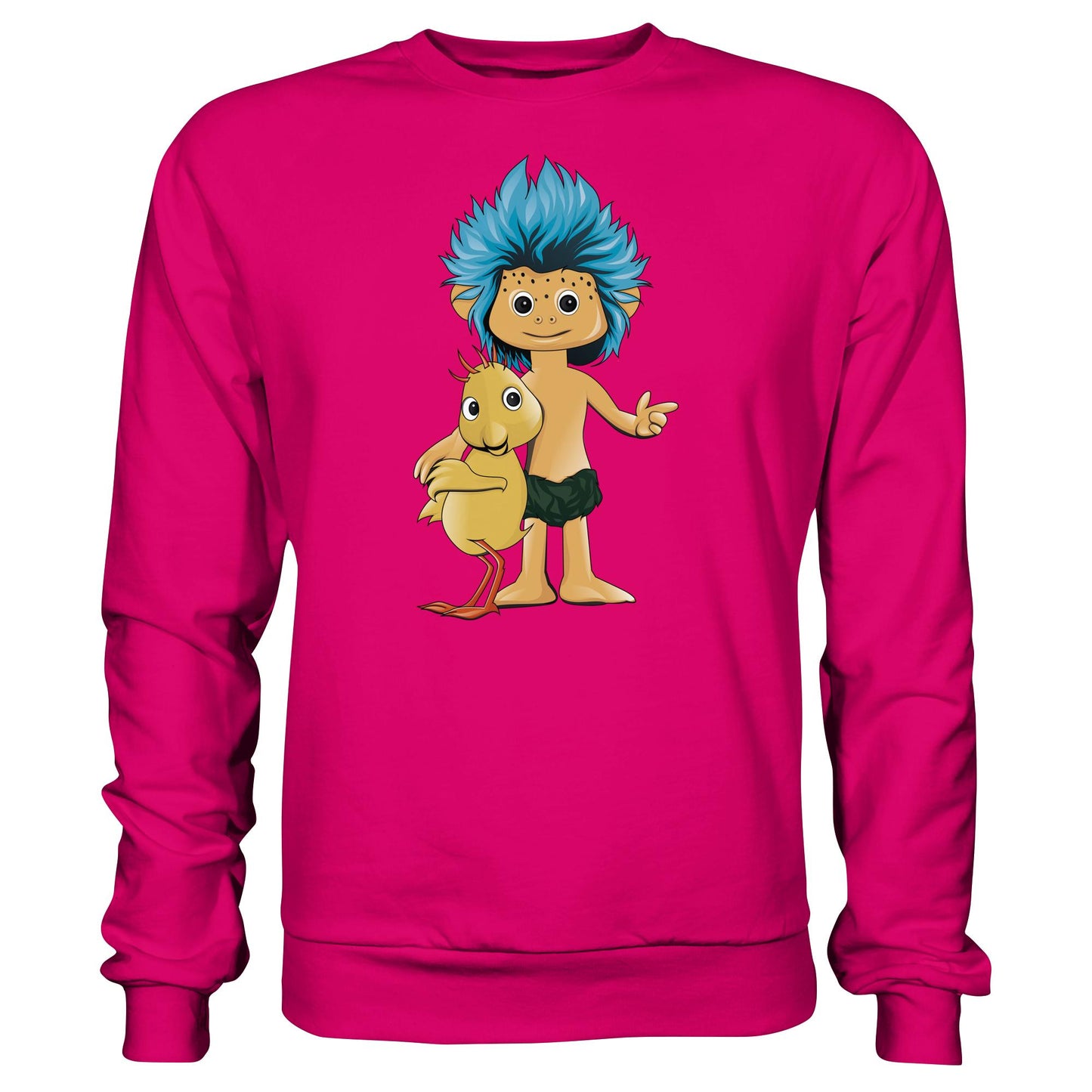 DDR Ostalgie Pullover Unisex • UNSER SANDMÄNNCHEN - PLUMPS & KÜKEN