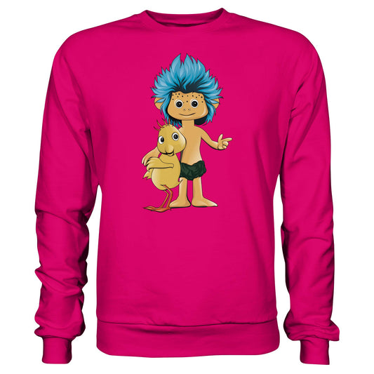 DDR Ostalgie Pullover Unisex • UNSER SANDMÄNNCHEN - PLUMPS & KÜKEN