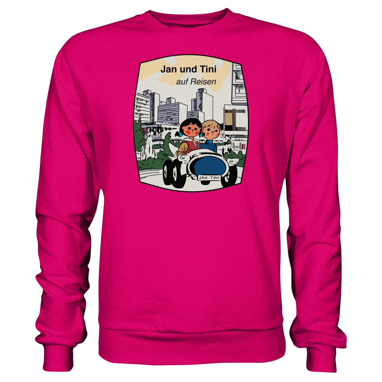DDR Ostalgie Pullover Unisex • JAN UND TINI AUF REISEN (ORIGINAL QUARTETT)