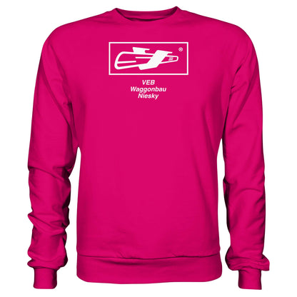 DDR Ostalgie Pullover Unisex • VEB WAGGONBAU NIESKY