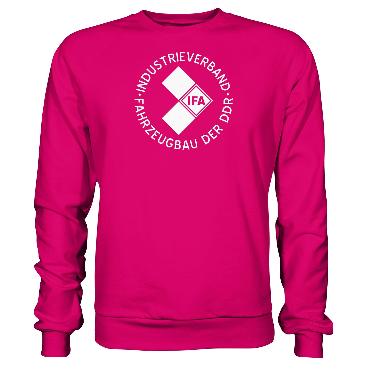 DDR Ostalgie Pullover Unisex • IFA INDUSTRIEVERBAND FAHRZEUGBAU ( LOGO 1970er) - dunkel