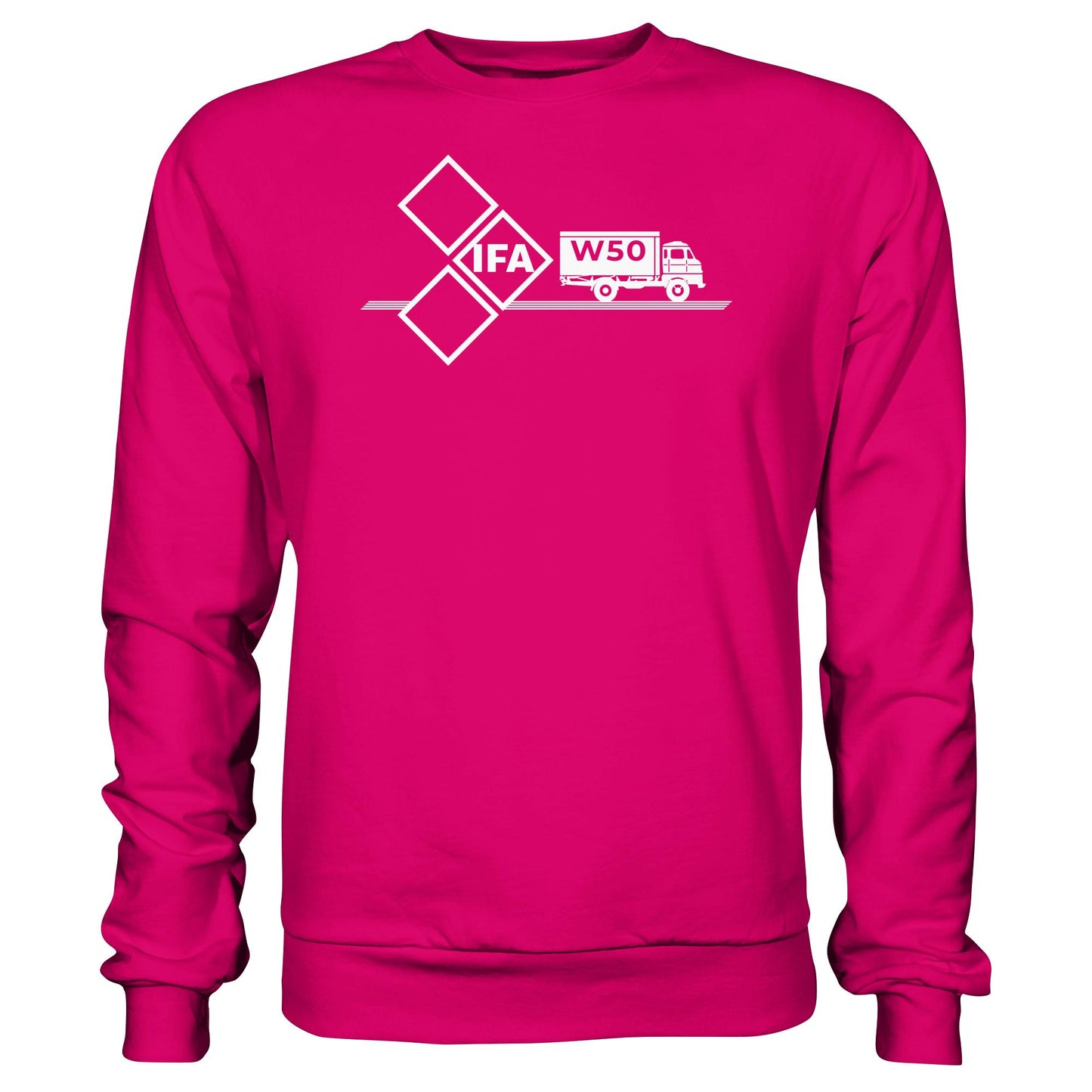 DDR Ostalgie Pullover Unisex • IFA W50 (ORIGINAL SCHILD)