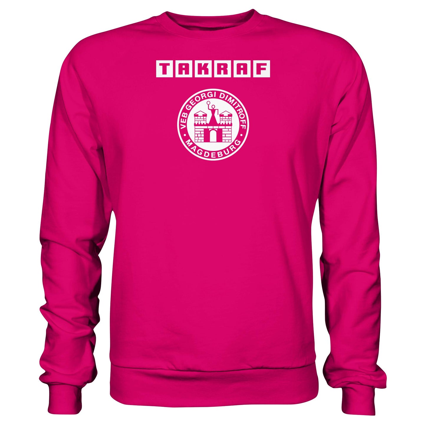DDR Ostalgie Pullover Unisex • TAKRAF - VEB GEORGI DIMITROFF MAGDEBURG