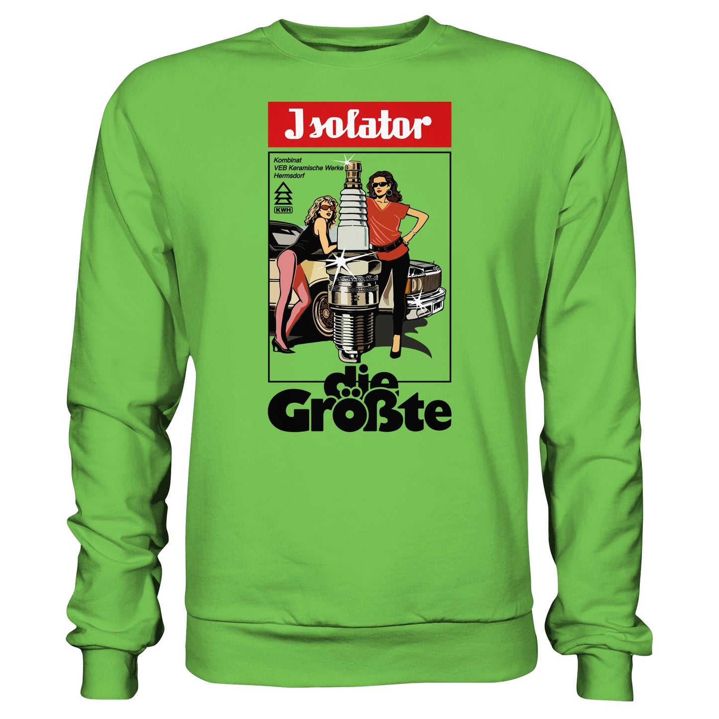 DDR Ostalgie Pullover Unisex • ISOLATOR - DIE GRÖSSTE (ORIGINAL POSTER)