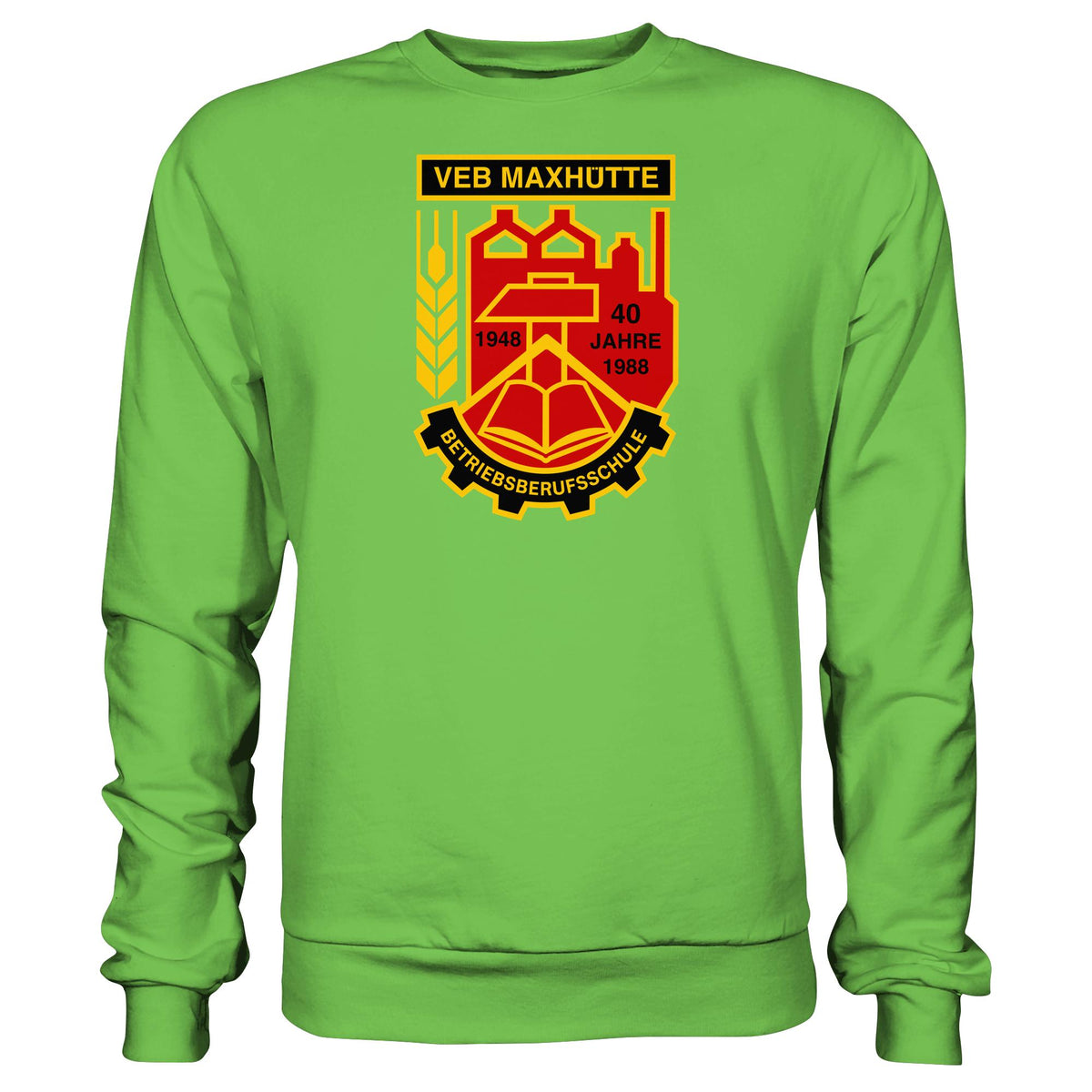 VEB MAXHÜTTE - BETRIEBSBERUFSSCHULE | DDR Ostalgie Pullover Unisex