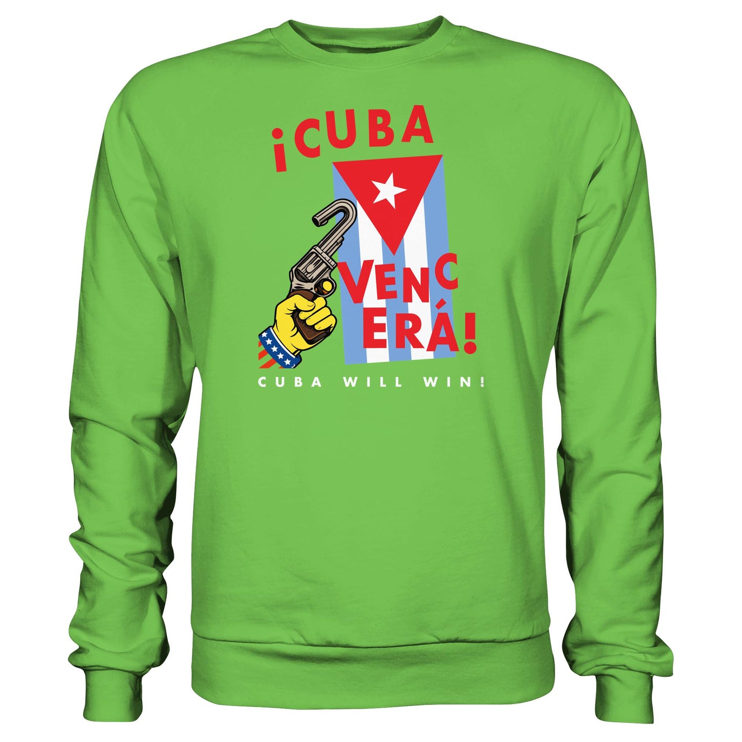 DDR Ostalgie Pullover Unisex • VENCERÁ! CUBA WILL WIN! (ORIGINAL POSTER KUBA)