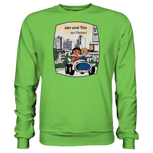 DDR Ostalgie Pullover Unisex • JAN UND TINI AUF REISEN (ORIGINAL QUARTETT)
