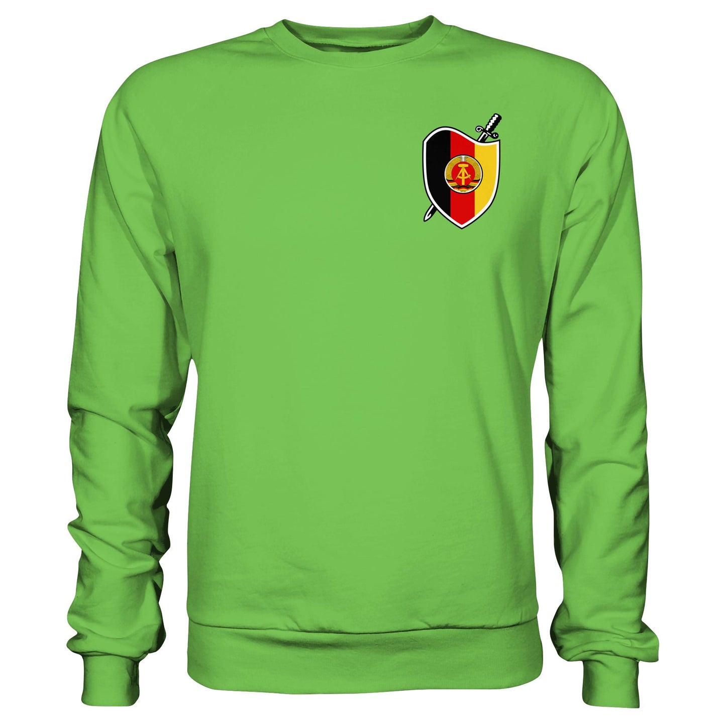 DDR Ostalgie Pullover Unisex • SIGNÉ STAATSSICHERHEIT (BRUST)
