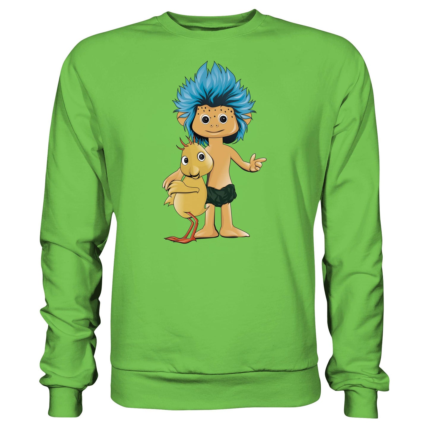 DDR Ostalgie Pullover Unisex • UNSER SANDMÄNNCHEN - PLUMPS & KÜKEN