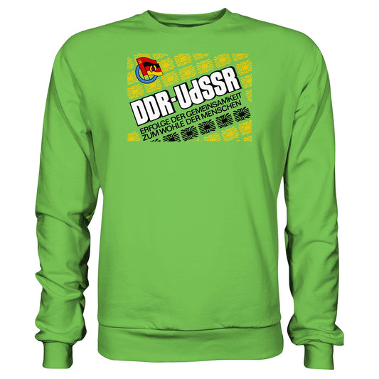 DDR Ostalgie Pullover Unisex • DDR - UDSSR: ERFOLGE DER GEMEINSAMKEIT