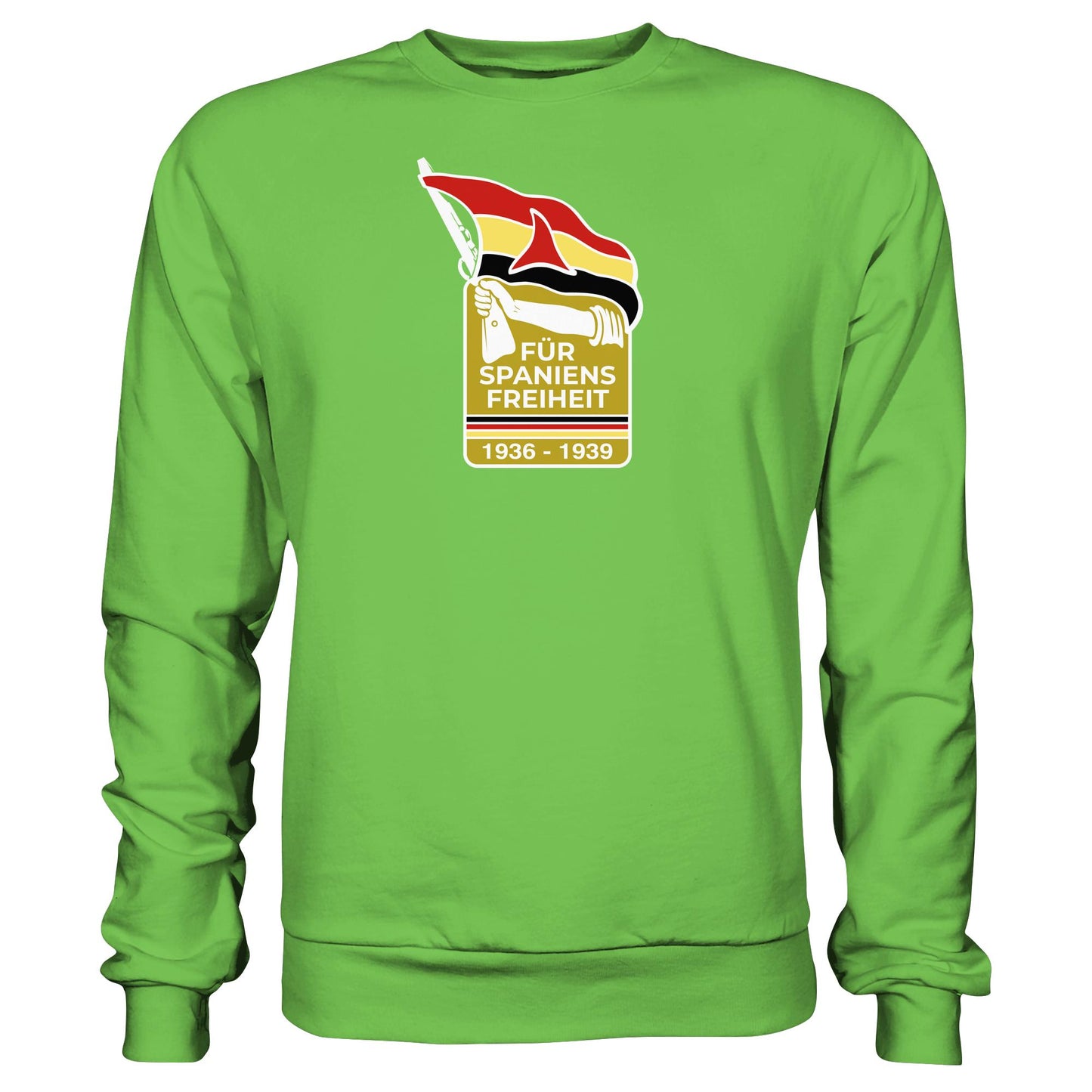 DDR Ostalgie Pullover Unisex • FÜR SPANIENS FREIHEIT - ABZEICHEN SPANIENKÄMPFER