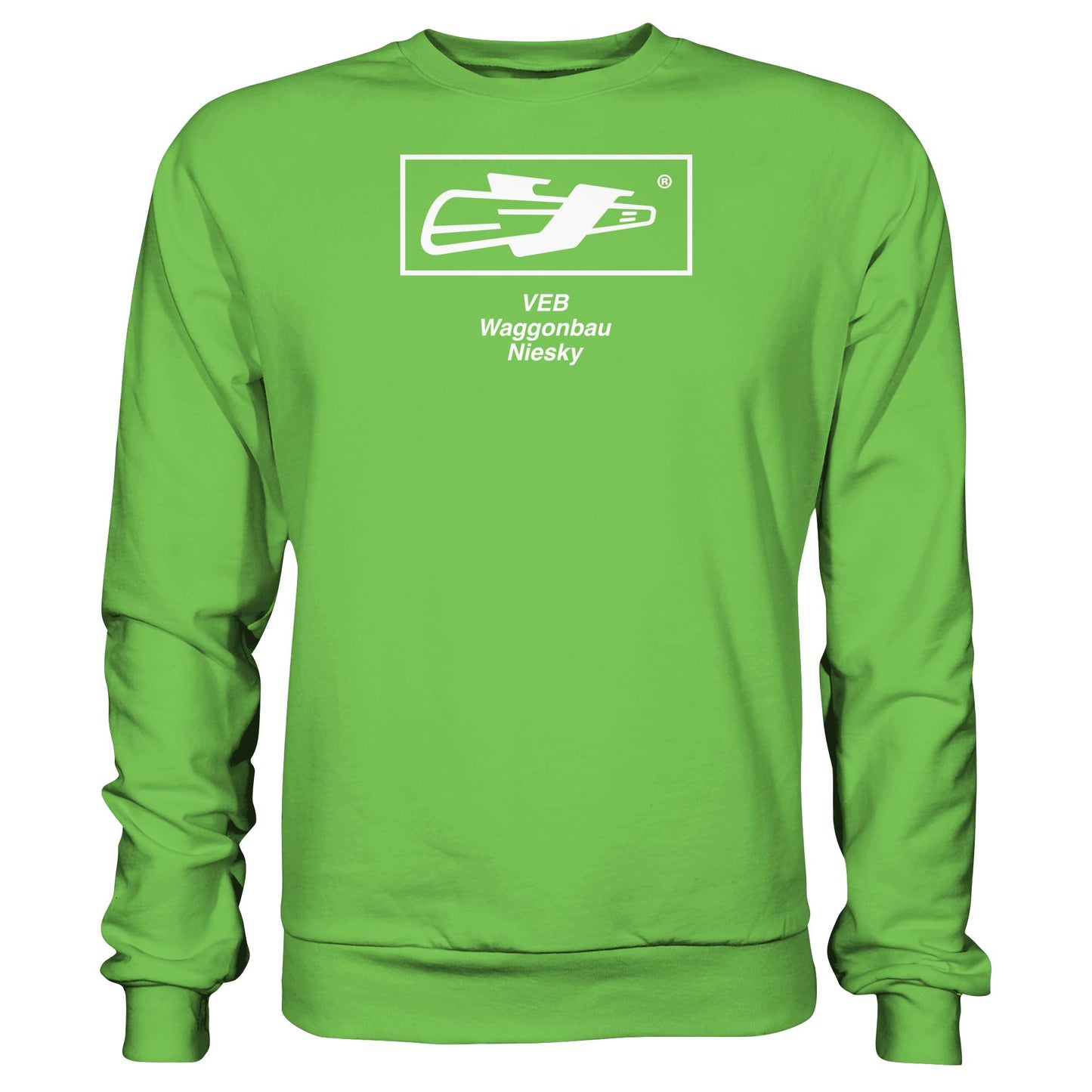 DDR Ostalgie Pullover Unisex • VEB WAGGONBAU NIESKY