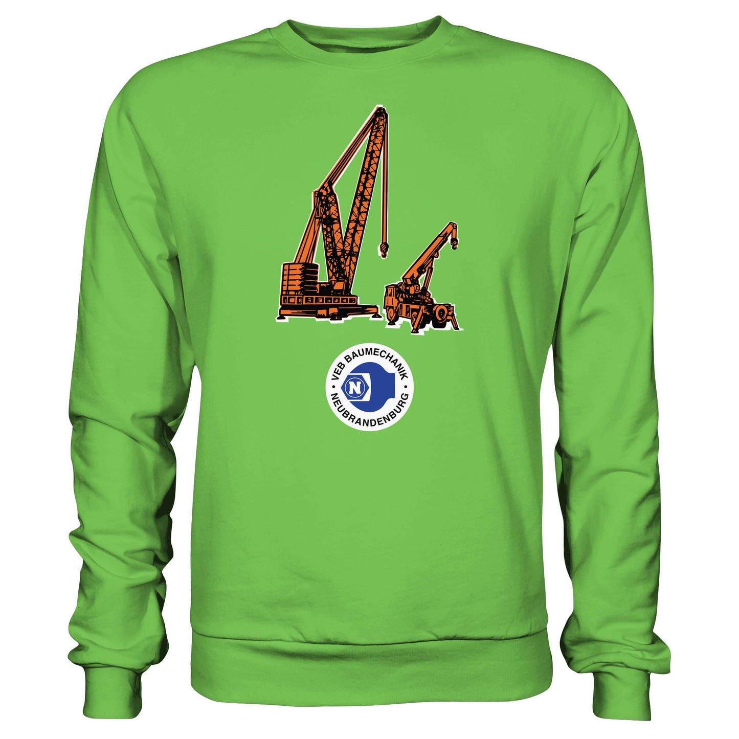 DDR Ostalgie Pullover Unisex • VEB BAUMECHANIK NEUBRANDENBURG