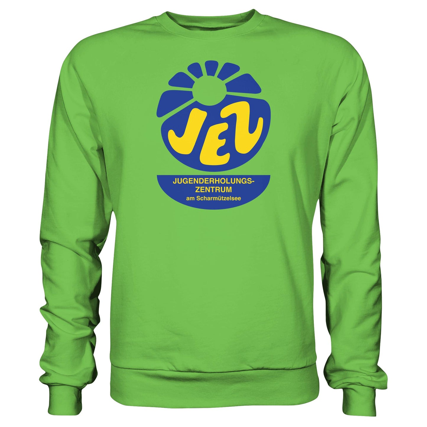 DDR Ostalgie Pullover Unisex • JEZ - JUGENDERHOLUNGSZENTRUM SCHARMÜTZELSEE
