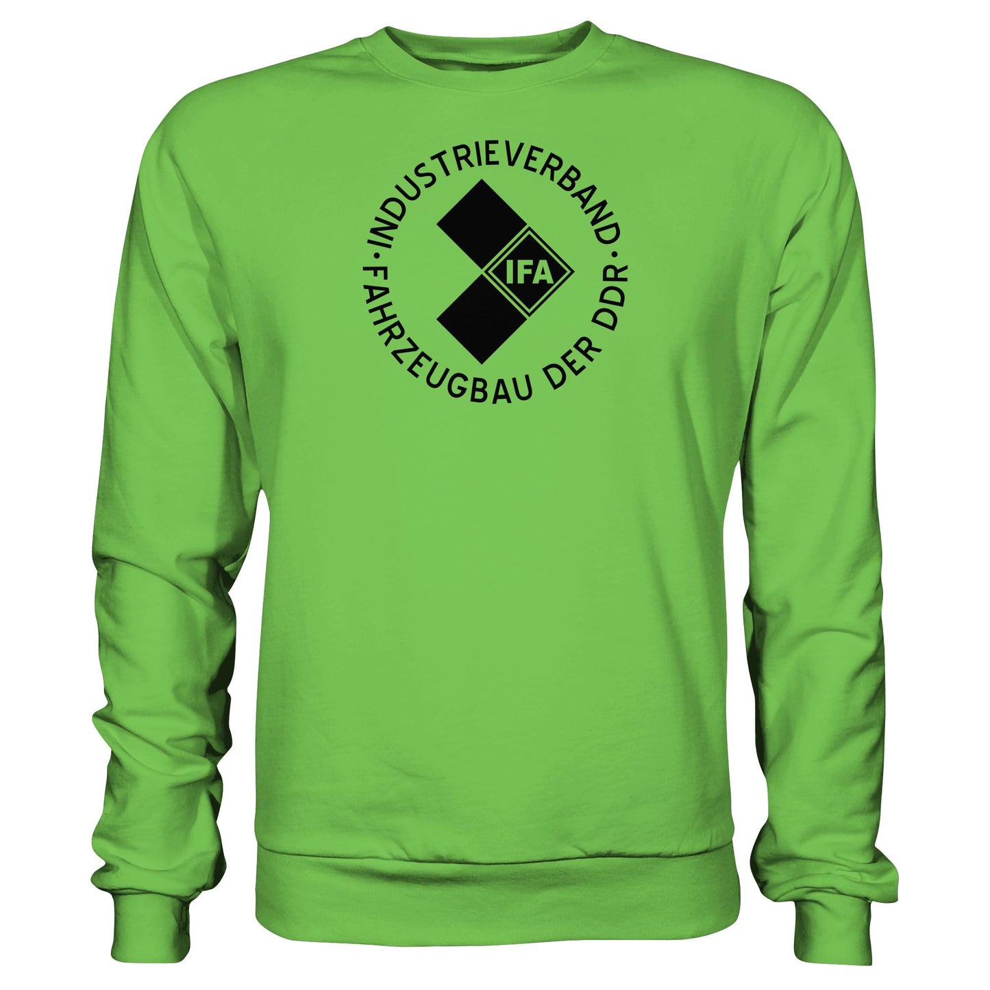 DDR Ostalgie Pullover Unisex • IFA INDUSTRIEVERBAND FAHRZEUGBAU ( LOGO 1970er) - hell