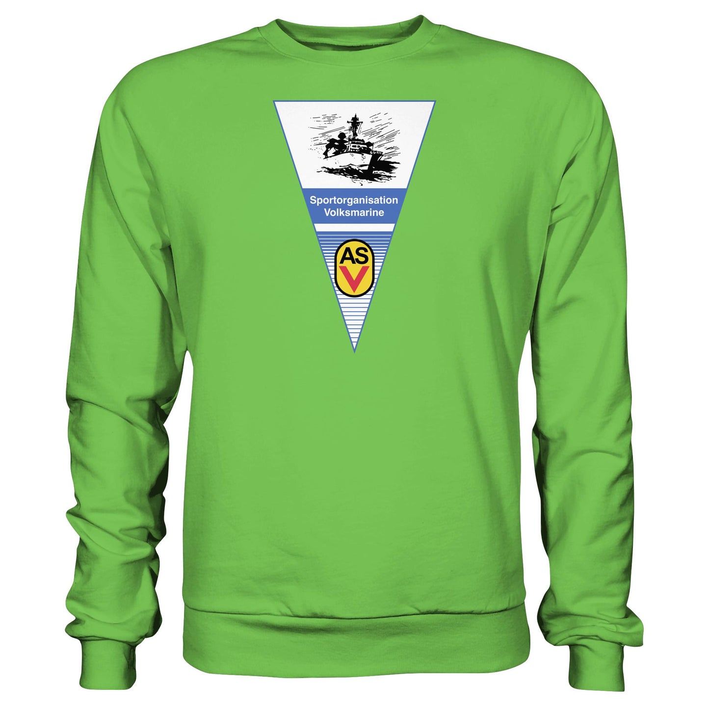 DDR Ostalgie Pullover Unisex • ASV SPORTORGANISATION VOLKSMARINE