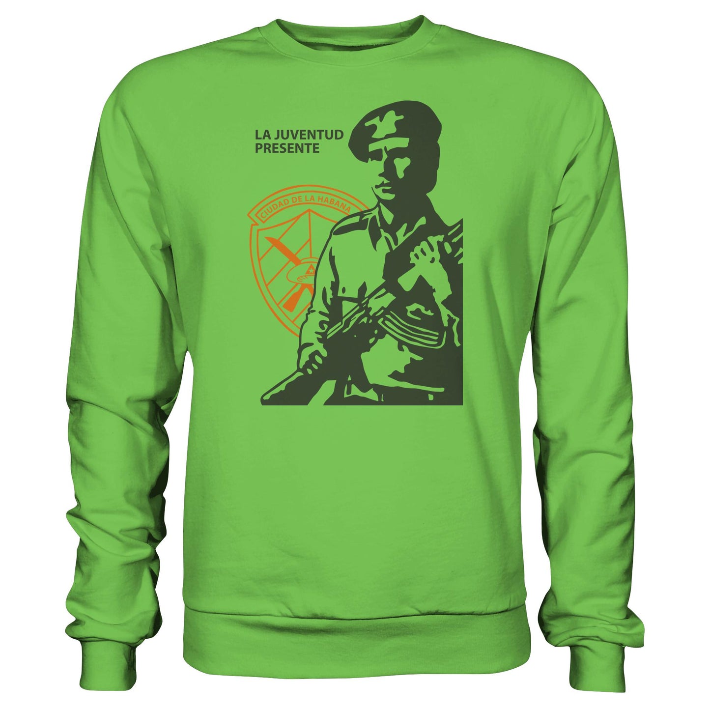 DDR Ostalgie Pullover Unisex • LA JUVENTUD PRESENTE CIUDAD DE LA HABANA (DIE JUGEND HAVANNAS IST AKTIV)