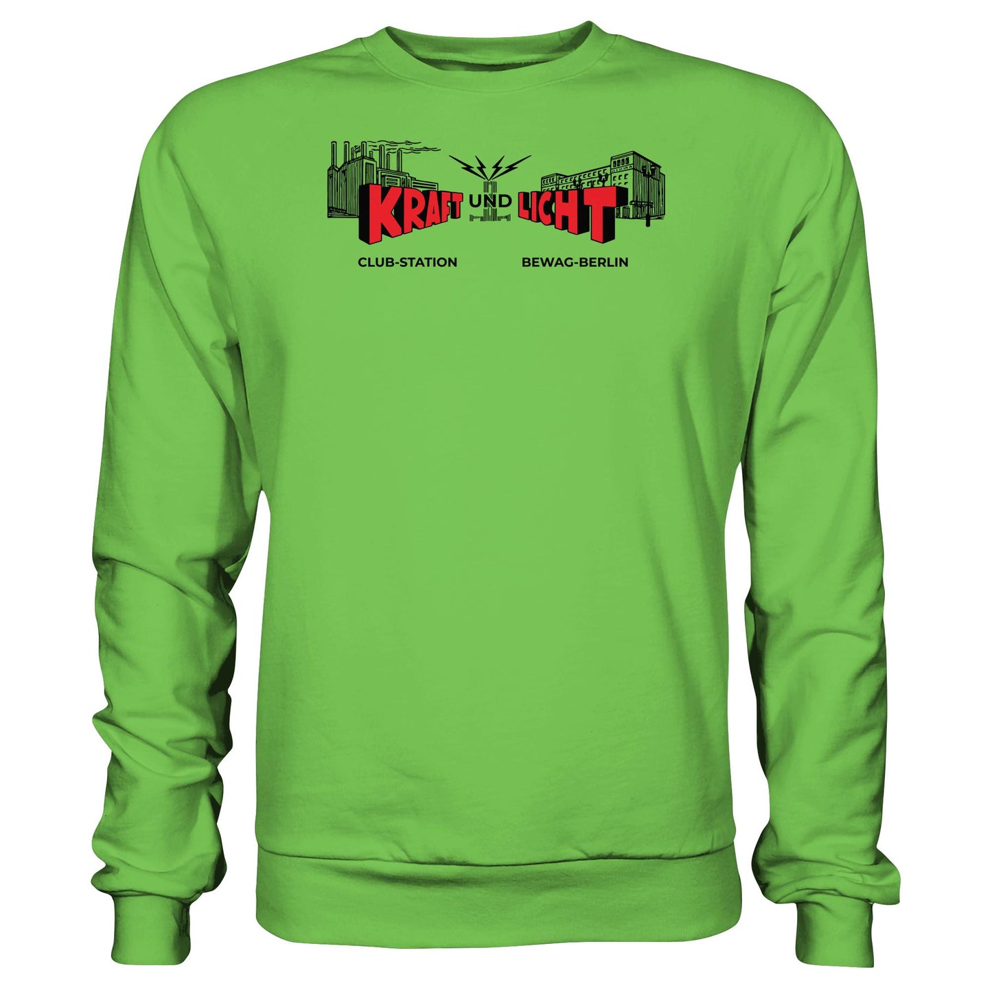 DDR Ostalgie Pullover Unisex • KRAFT UND LICHT - BEWAG BERLIN