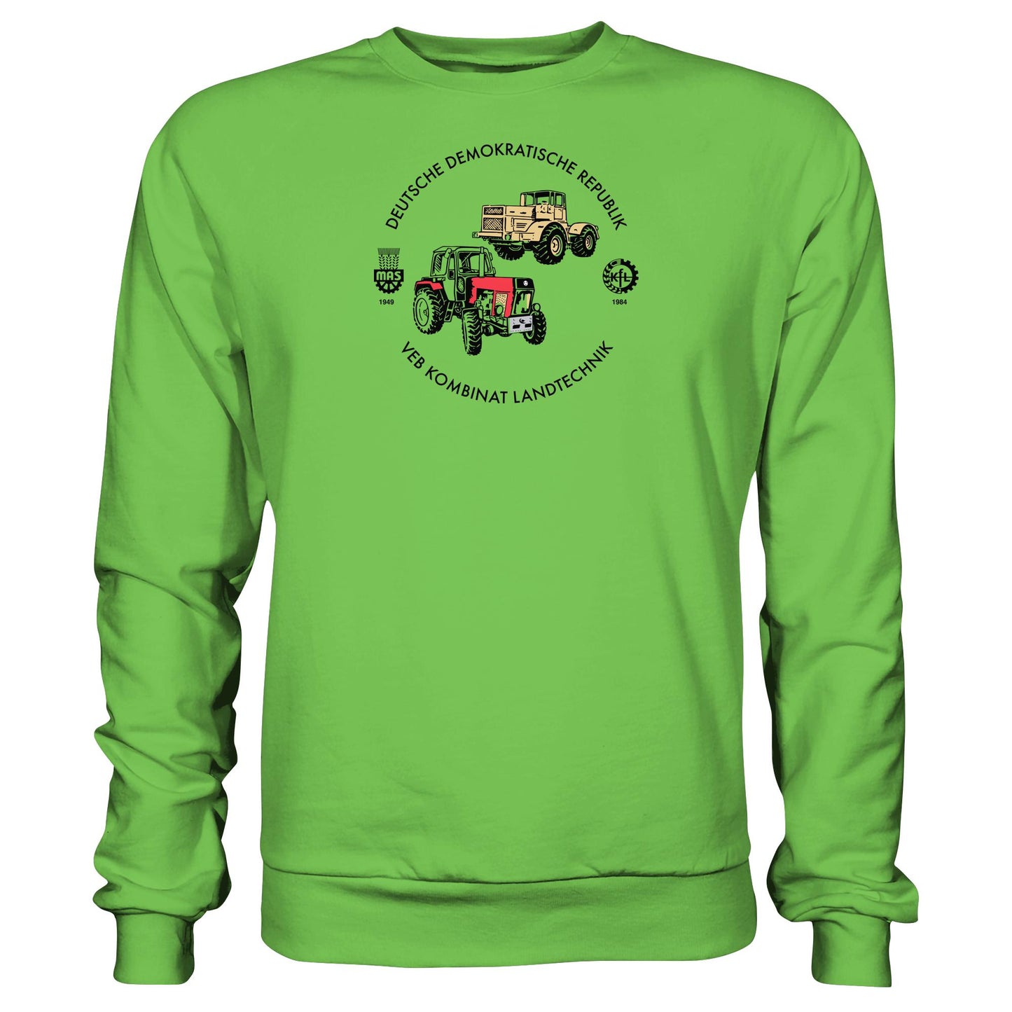 DDR Ostalgie Pullover Unisex • VEB KOMBINAT LANDTECHNIK (ORIGINAL GEDÄCHTNISTELLER)