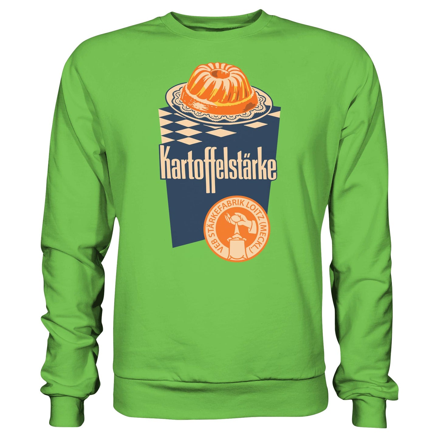 DDR Ostalgie Pullover Unisex • VEB KARTOFFELSTÄRKE - VEB STÄRKEFABRIK LOITZ