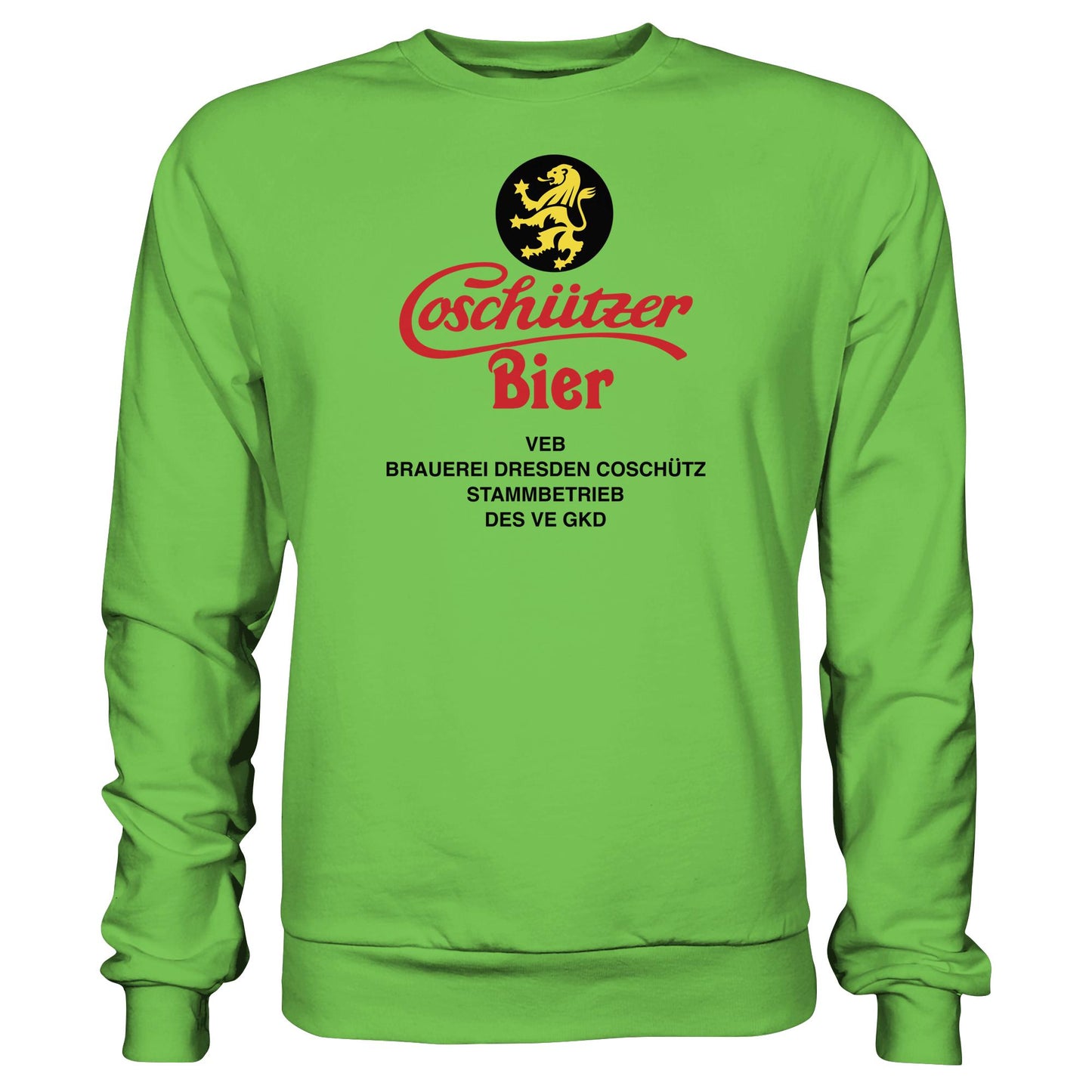 DDR Ostalgie Pullover Unisex • COSCHÜTZER BIER - VEB BRAUER DRESDEN