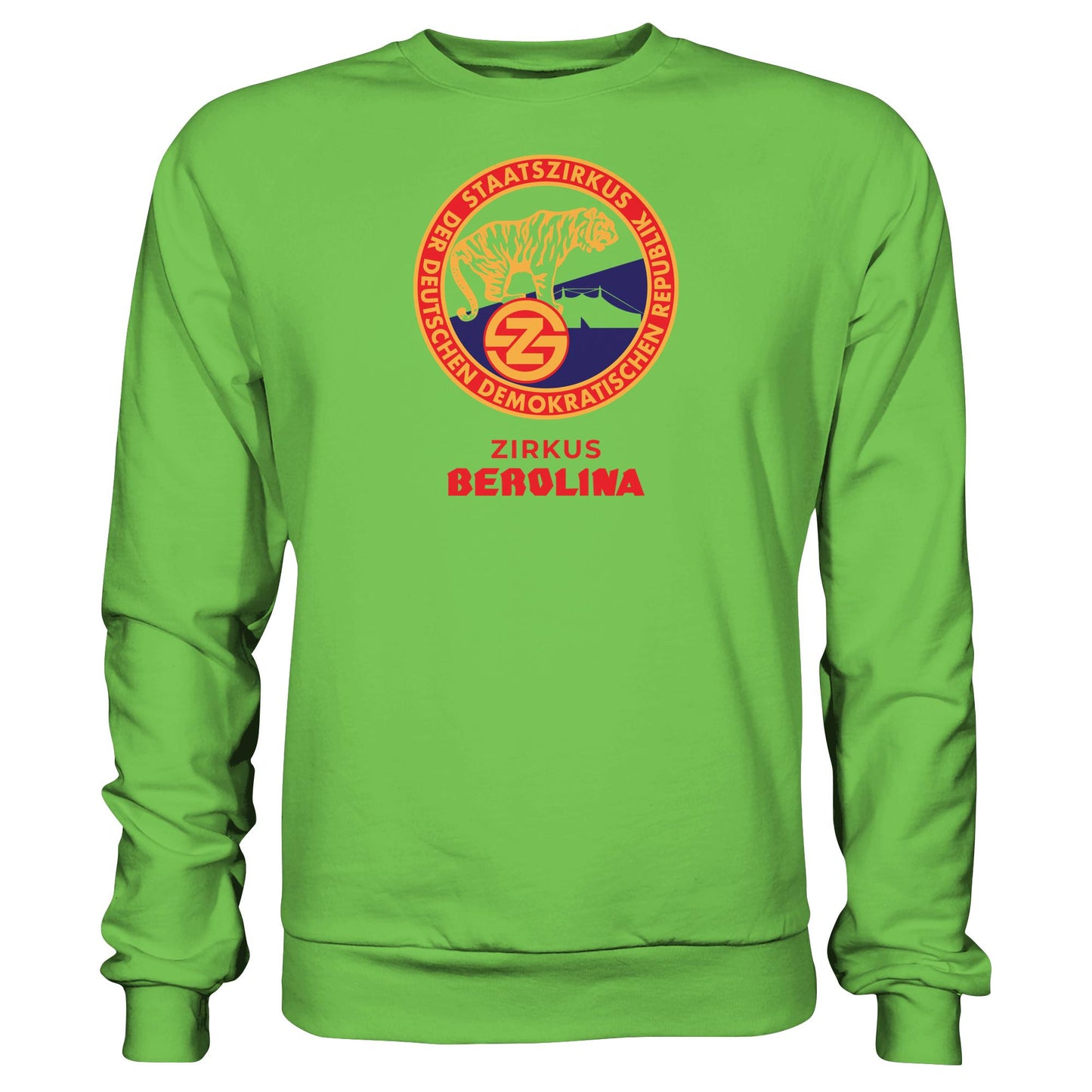 DDR Ostalgie Pullover Unisex • DDR STAATSZIRKUS BEROLINA