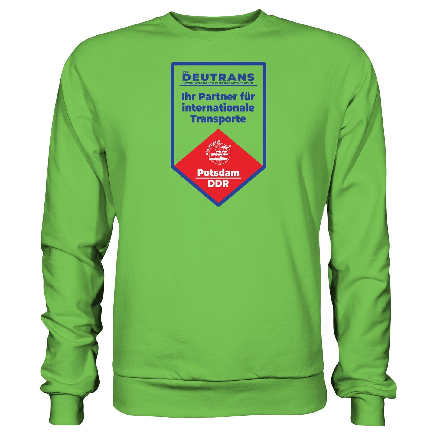 DDR Ostalgie Pullover Unisex • VEB DEUTRANS - POTSDAM