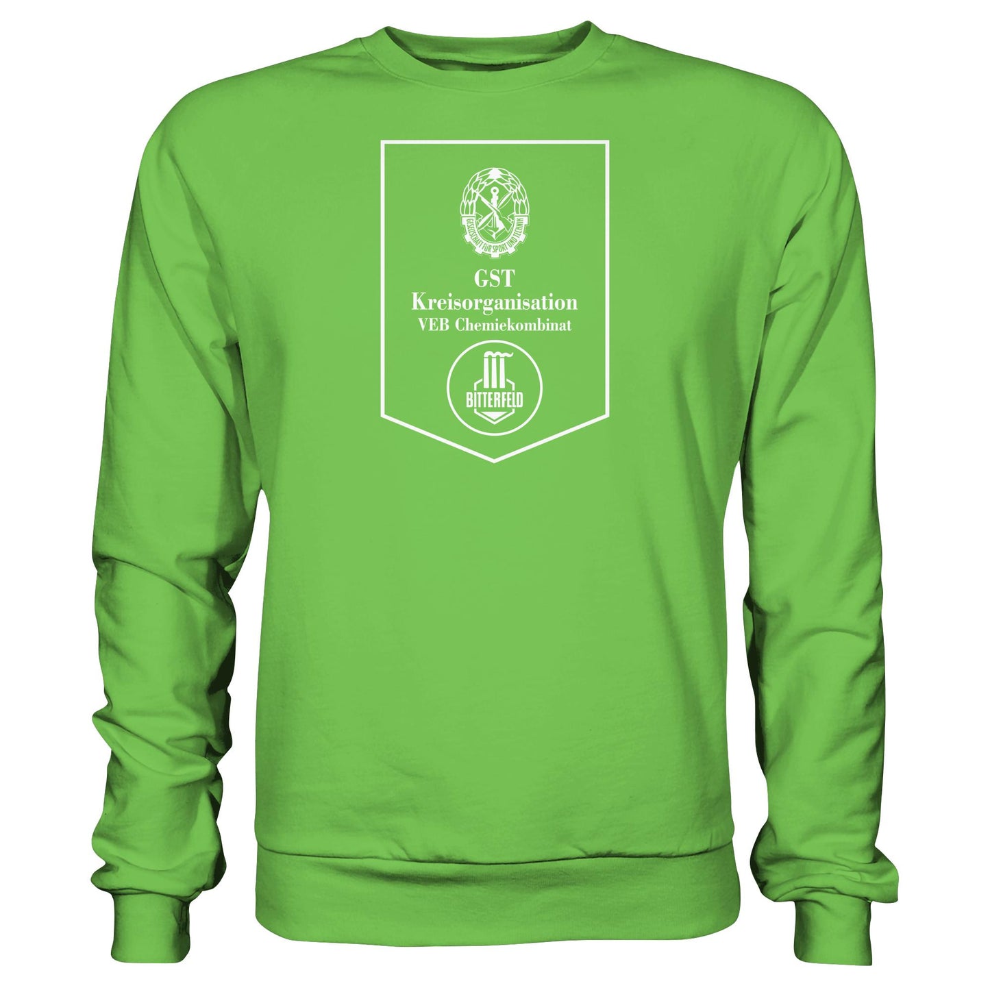 DDR Ostalgie Pullover Unisex • GST DES VEB CHEMIEKOMBINAT BITTERFELD