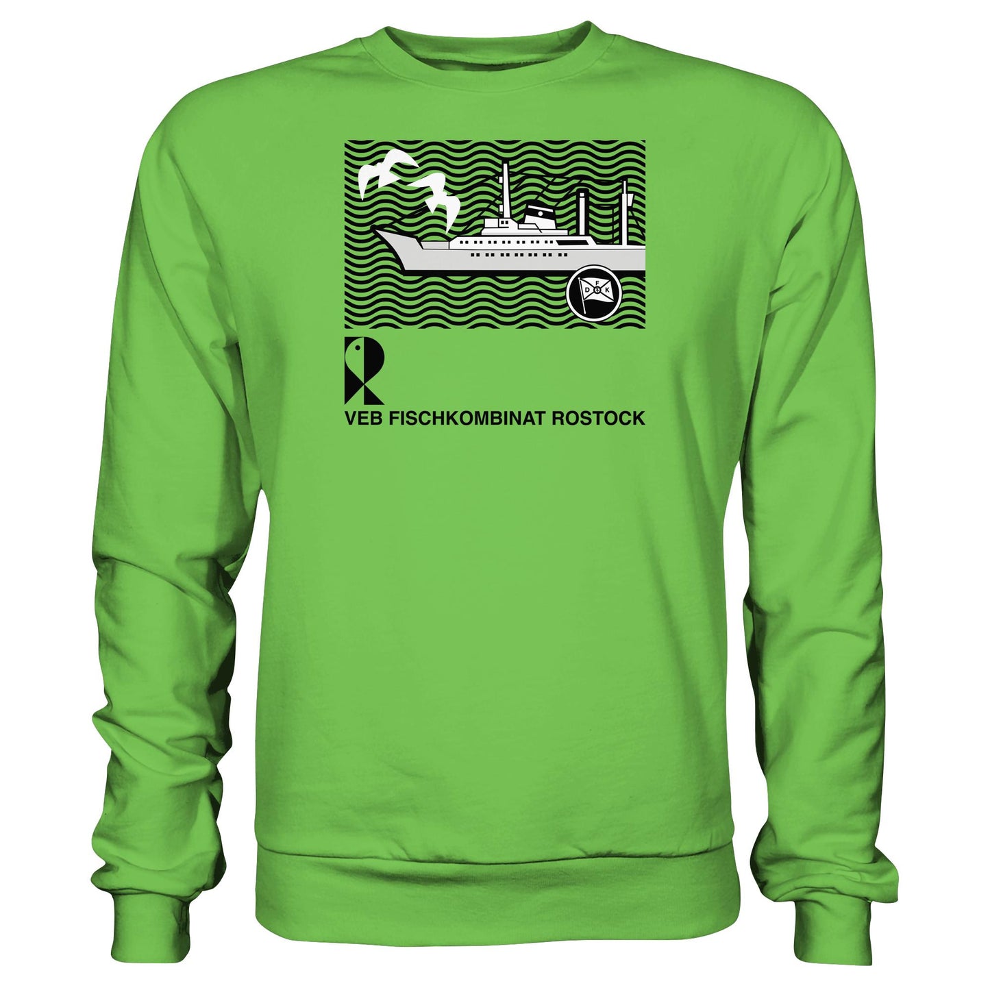 DDR Ostalgie Pullover Unisex • VEB FISCHKOMBINAT ROSTOCK