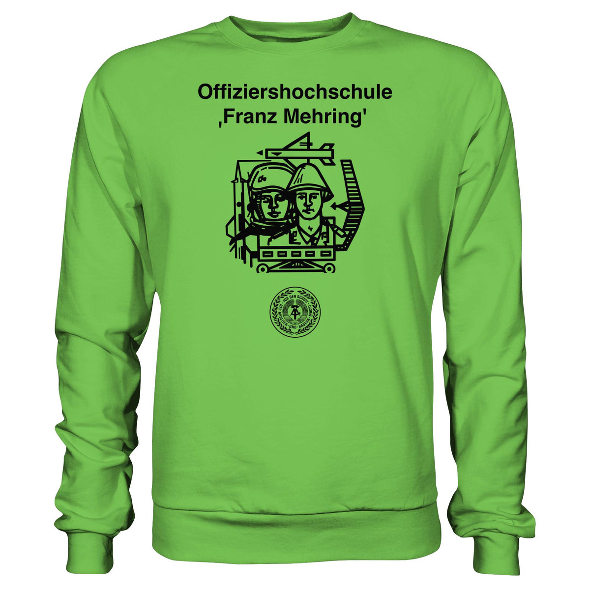 DDR Ostalgie Pullover Unisex • NVA - OFFIZIERSHOCHSCHULE FRANZ MEHRING