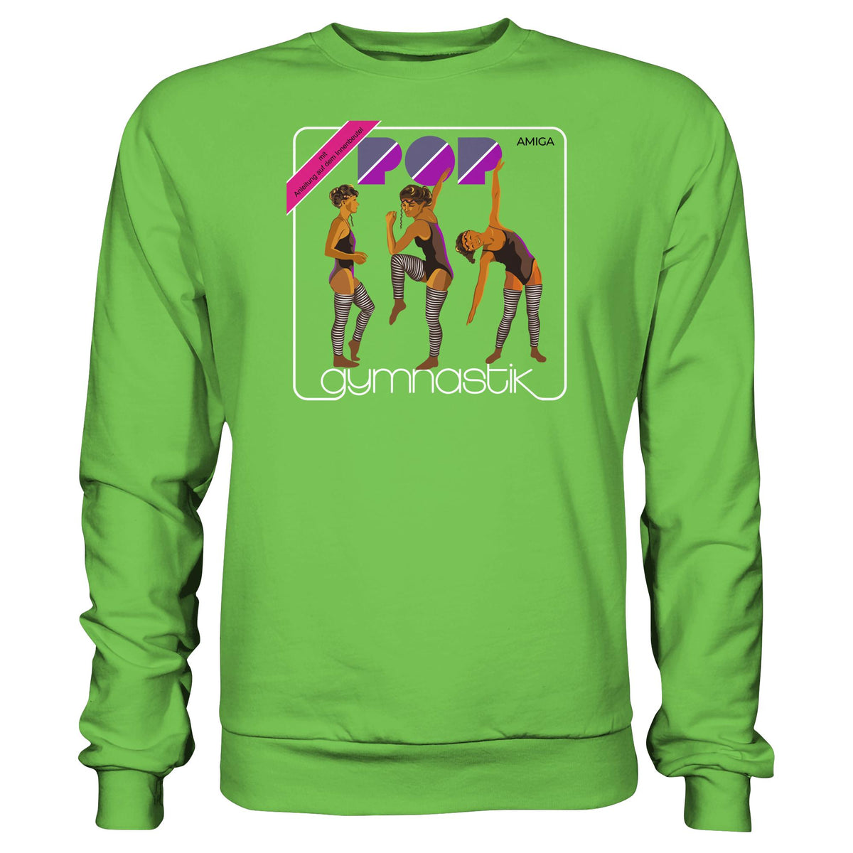 DDR Ostalgie Pullover Unisex • AMIGA POP-GYMNASTIK (ORIGINAL PLATTENCOVER)