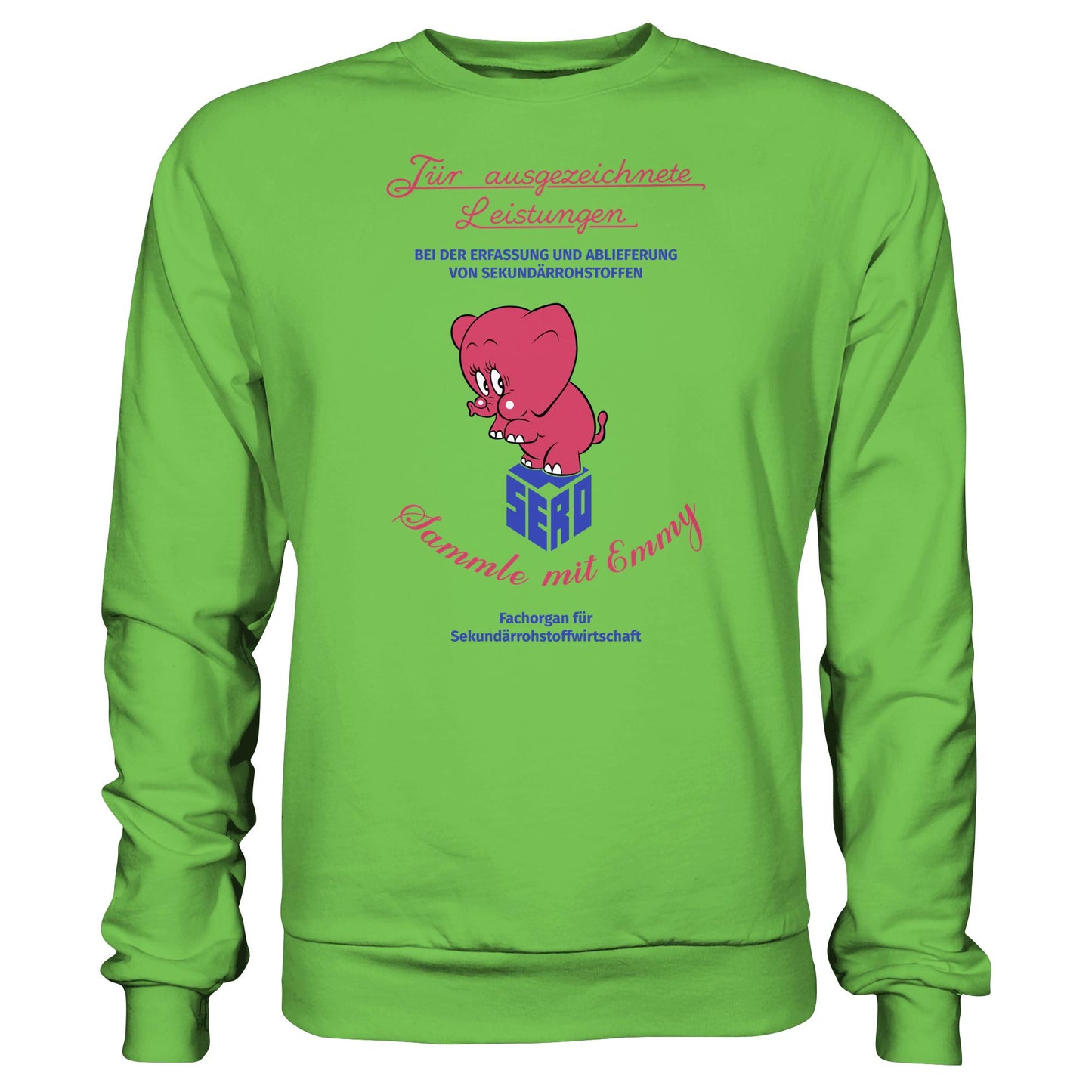 DDR Ostalgie Pullover Unisex • FÜR AUSGEZEICHNETE LEISTUNGEN - SERO EMMY (ORIGINAL-WIMPEL)
