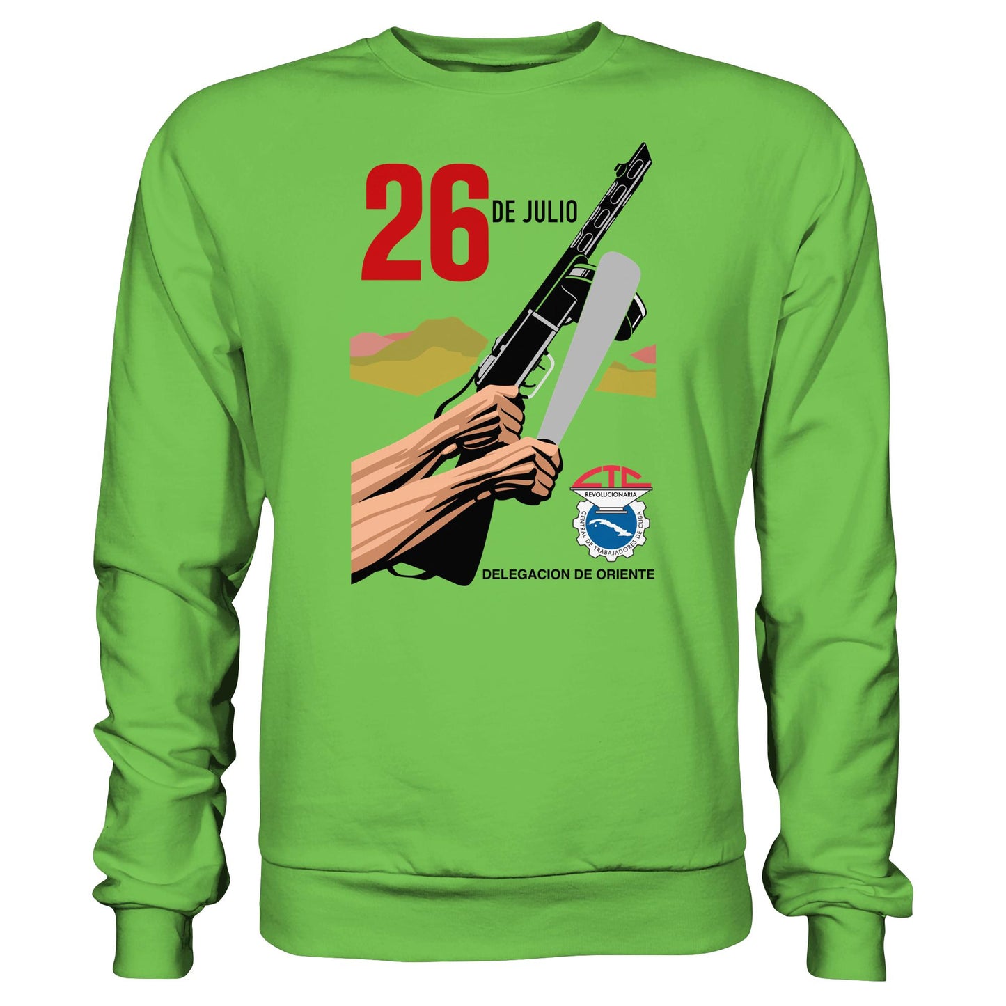 DDR Ostalgie Pullover Unisex • BEWEGUNG DES 26. JULI, KUBA (ORIGINAL POSTER)