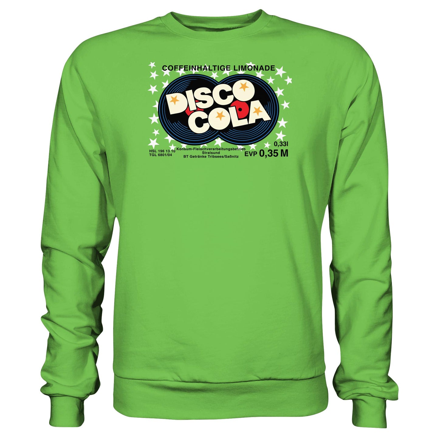 DDR Ostalgie Pullover Unisex • DISCO COLA - ORIGINAL ETIKETT