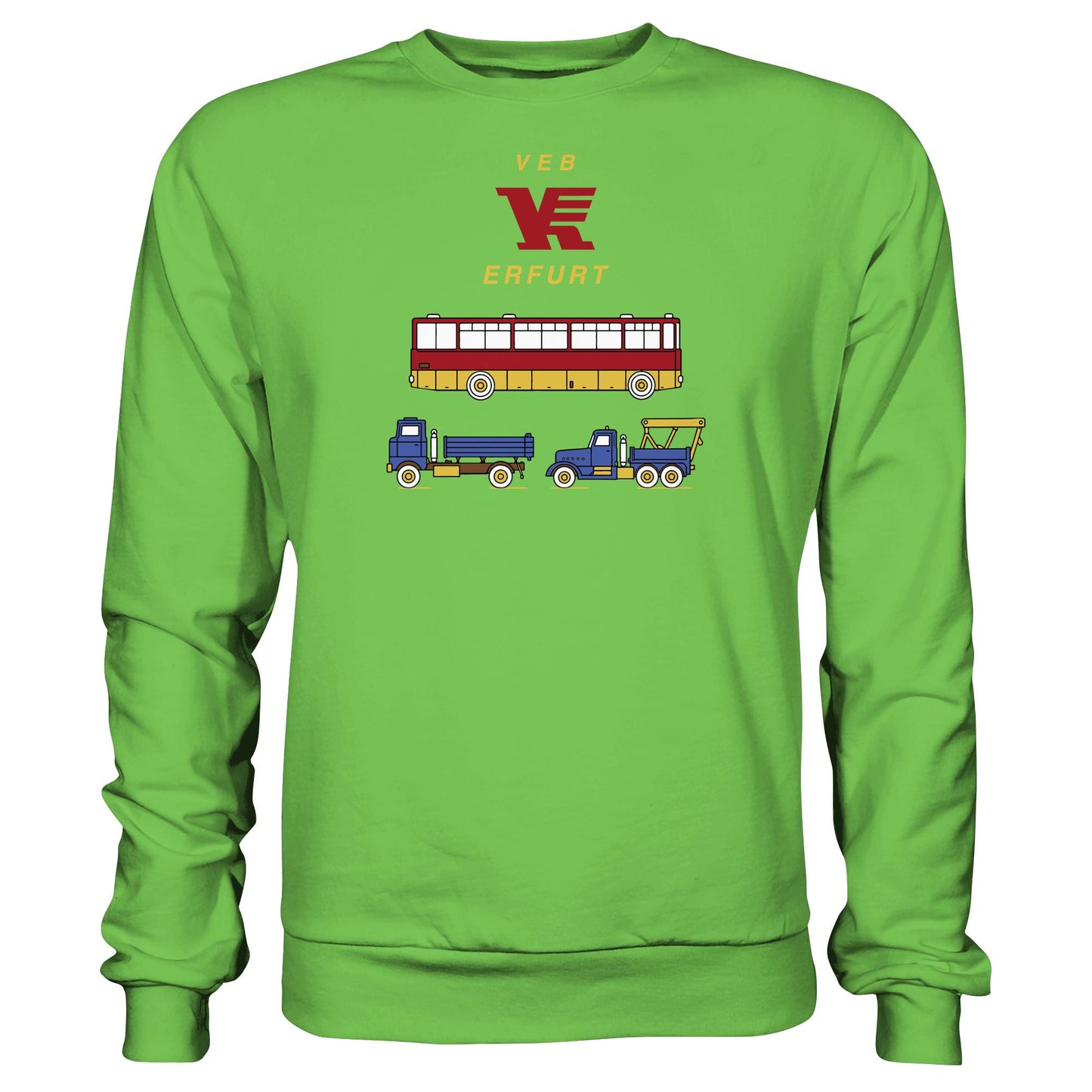 DDR Ostalgie Pullover Unisex • VEB VERKEHRSKOMBINAT ERFURT