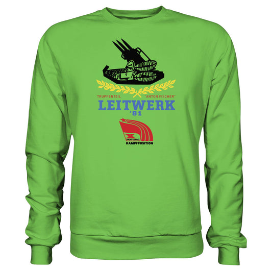 DDR Ostalgie Pullover Unisex • LEITWERK 81, TRUPPENTEIL ANTON FISCHER
