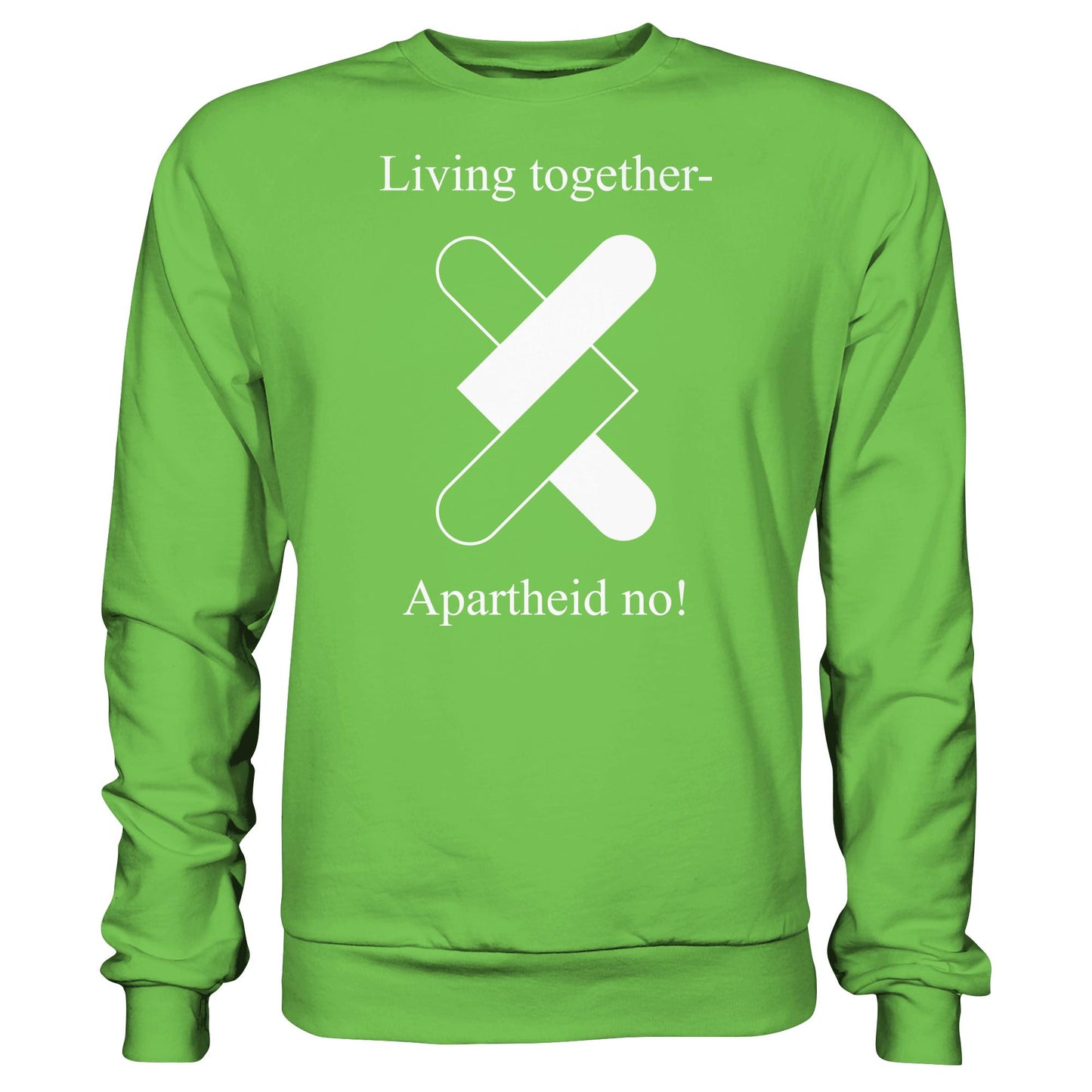 DDR Ostalgie Pullover Unisex • APARTHEID NO! (ORIGINAL POSTER)